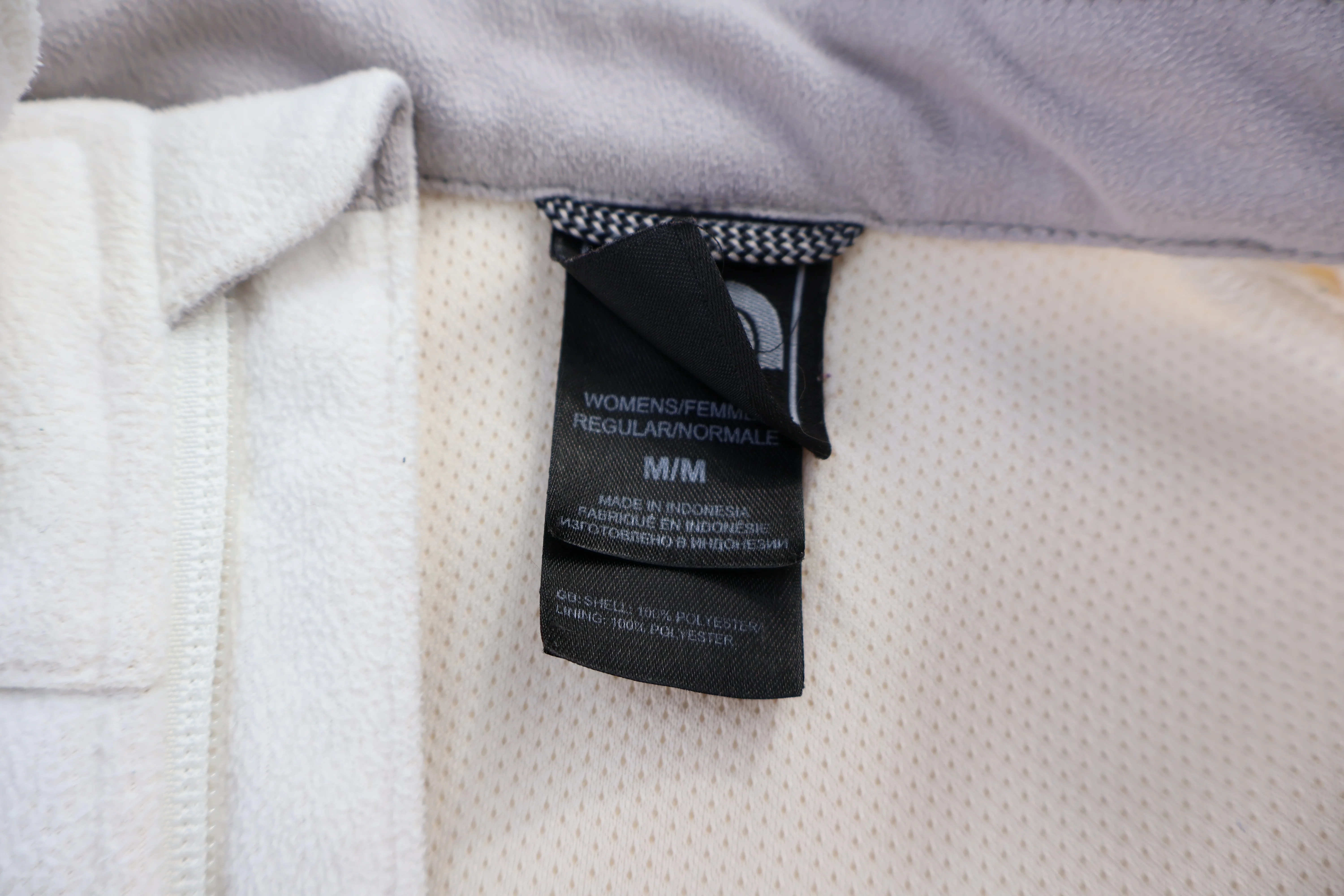 Women's The North Face White Full Zip Jacket - Image 3