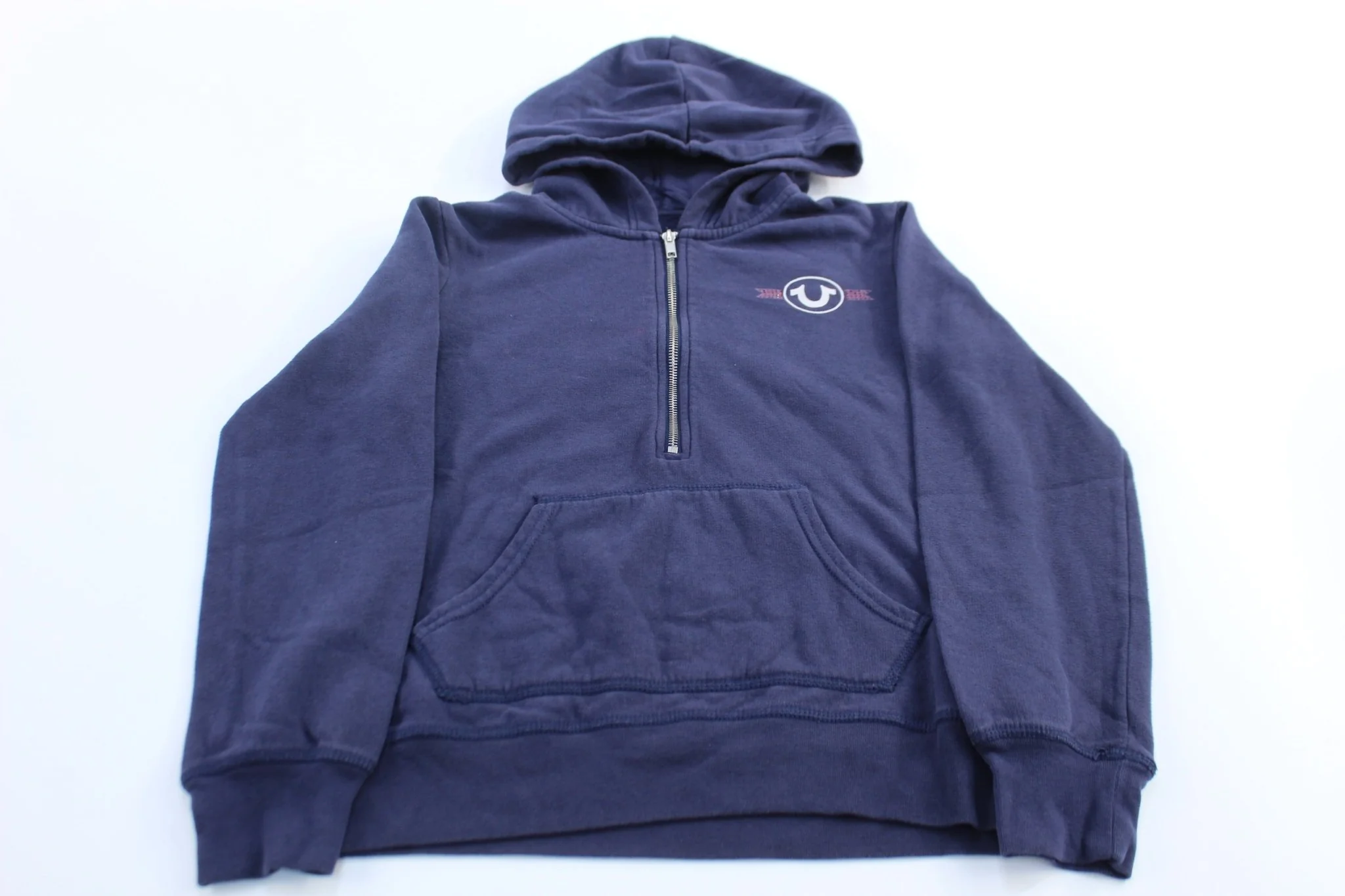 Women's True Religion Blue Pullover Hoodie