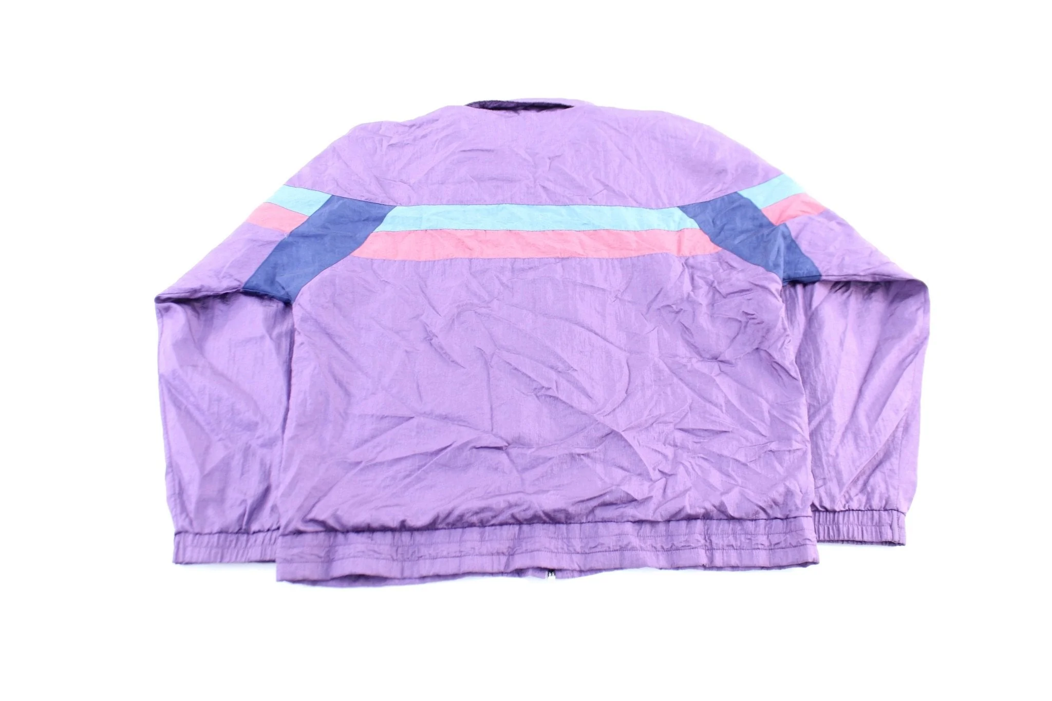 Women's USA Olympic Embroidered Logo Purple Zip Up Jacket - Image 2