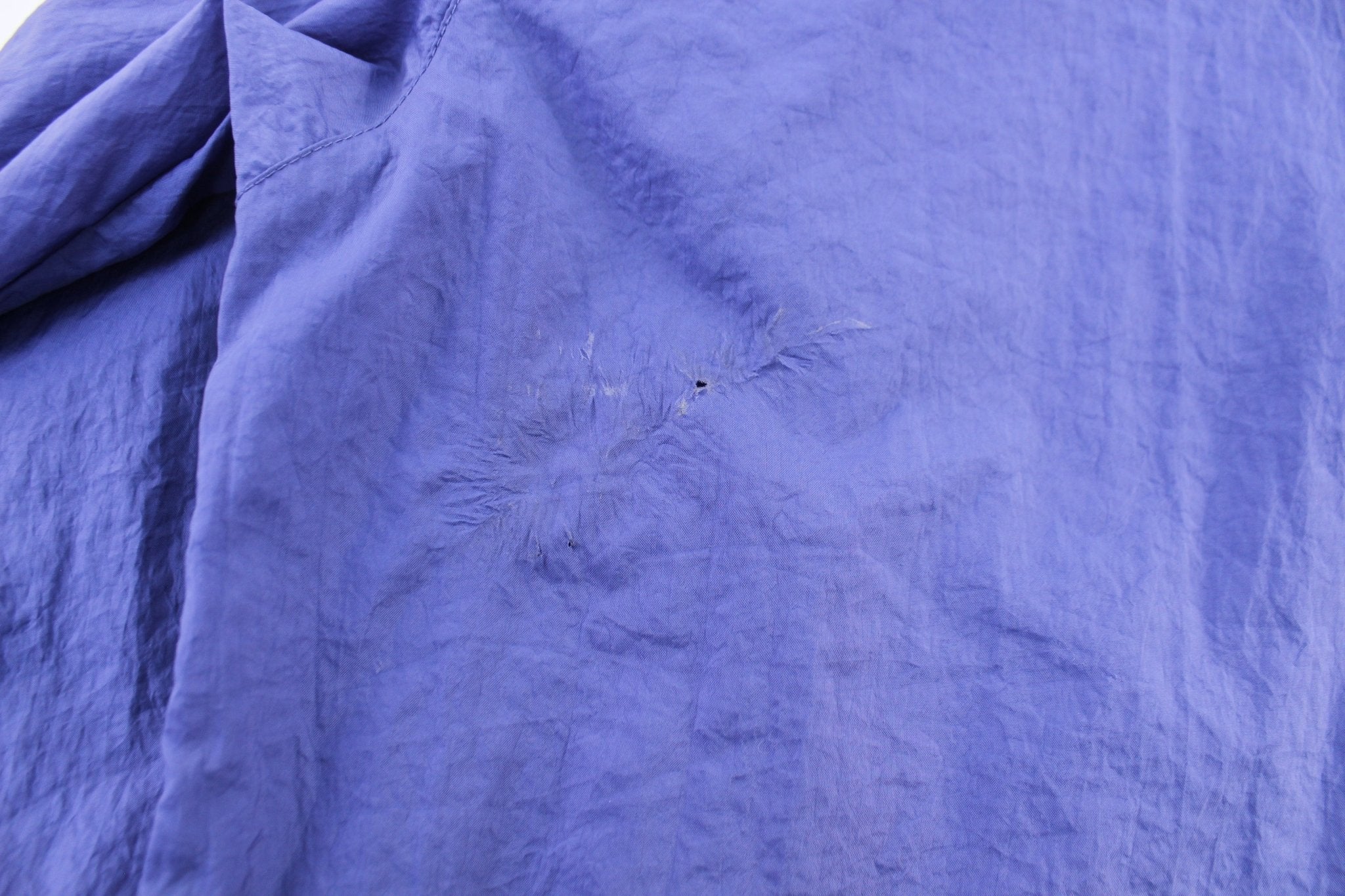 Women's Vintage Adidas Embroidered Logo Purple Windbreaker Jacket - Image 3