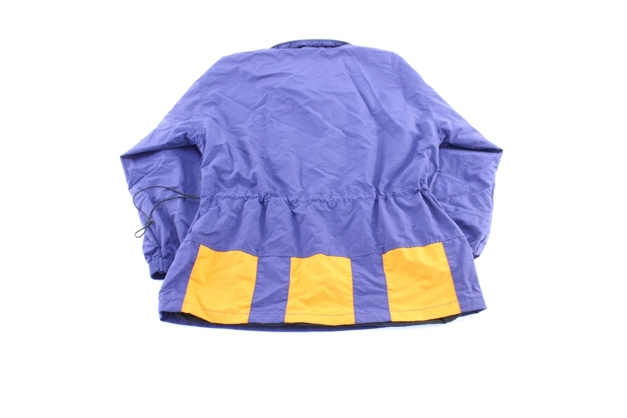 Women's Vintage Adidas Purple & Orange Windbreaker Jacket - Image 2