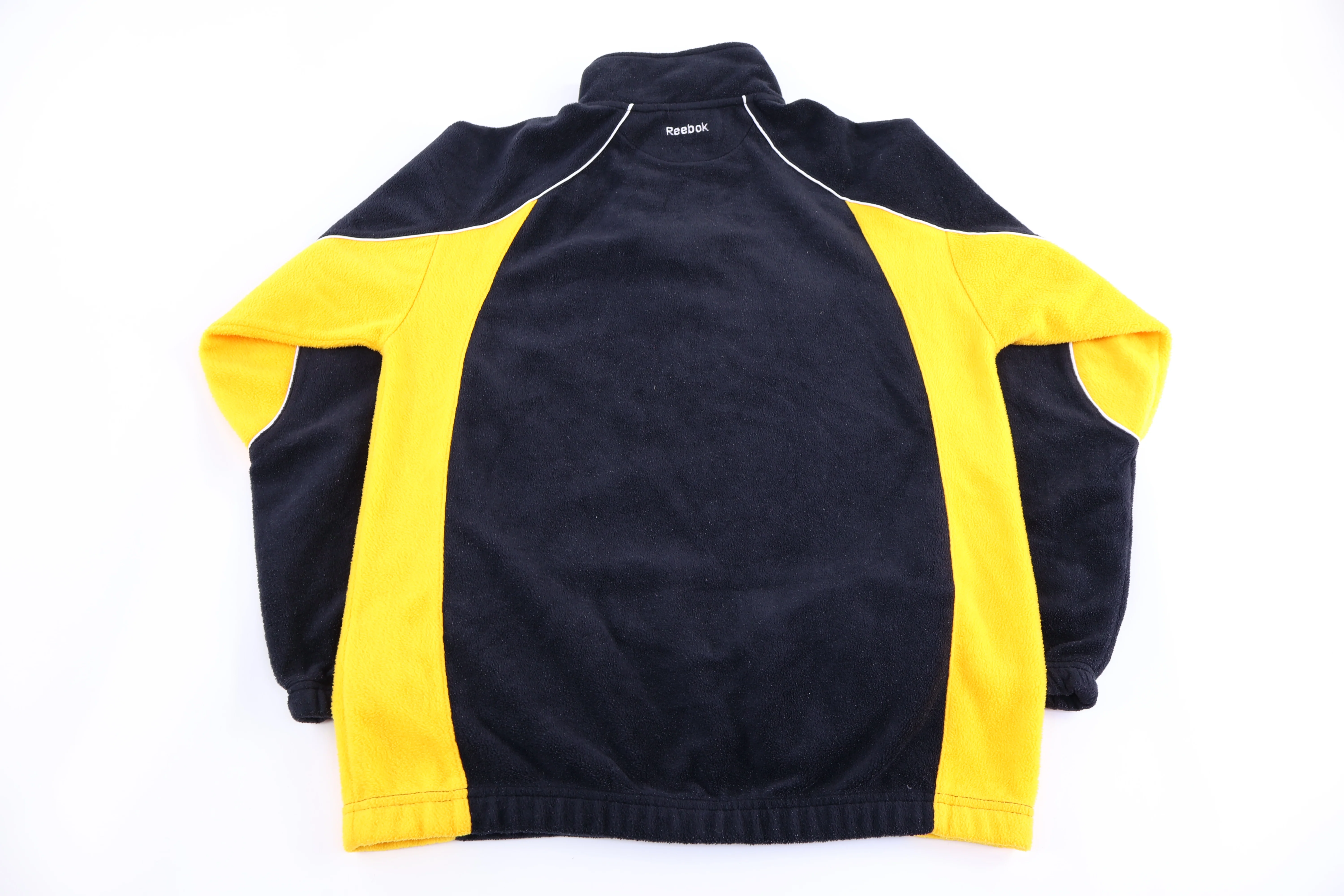 Women's Vintage Boston Bruins Hockey Quarter Zip Sweater - Image 2