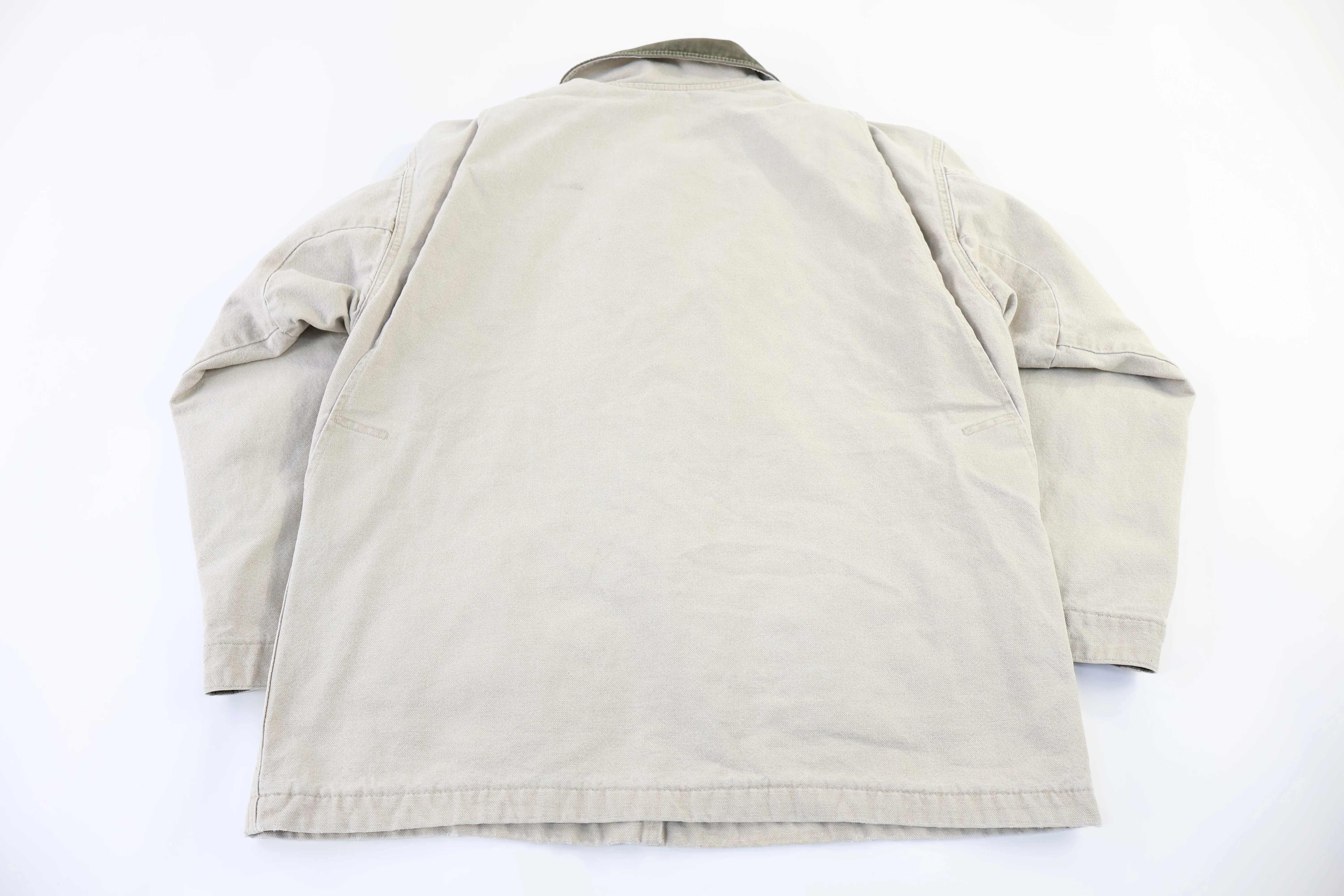 Women's Vintage L.L. Bean Beige Chore Jacket - Image 2
