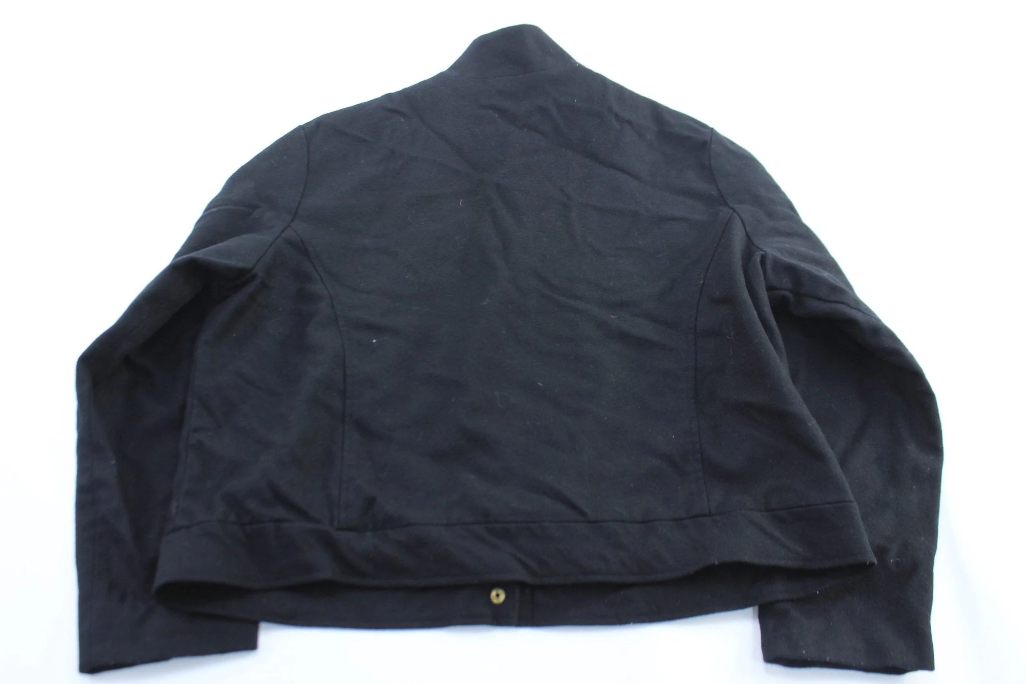 Women's Vintage Pendleton Black Wool Zip Up Jacket - Image 2