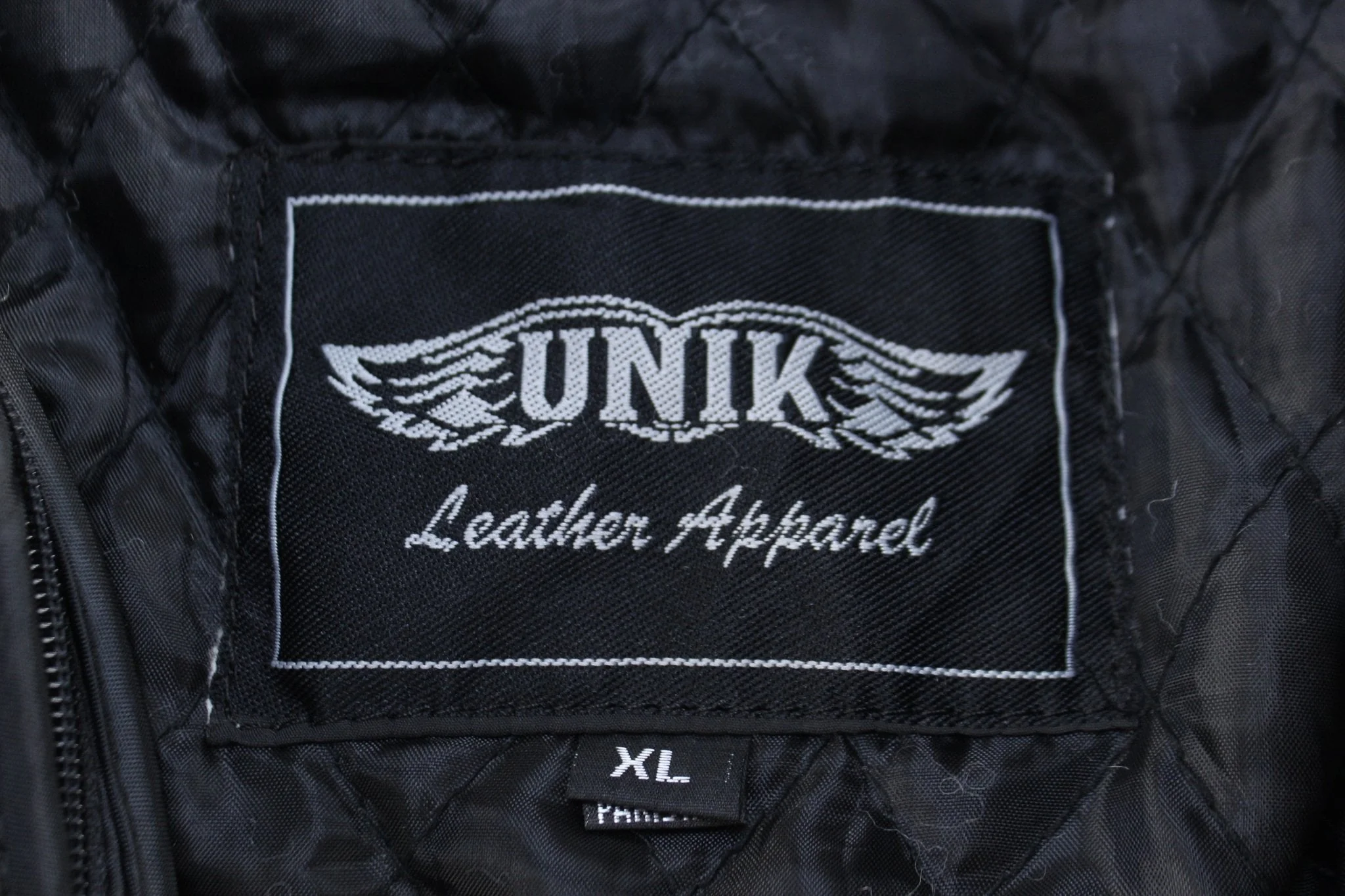 Women's Vintage Unik Black & Purple Leather Jacket - Image 4