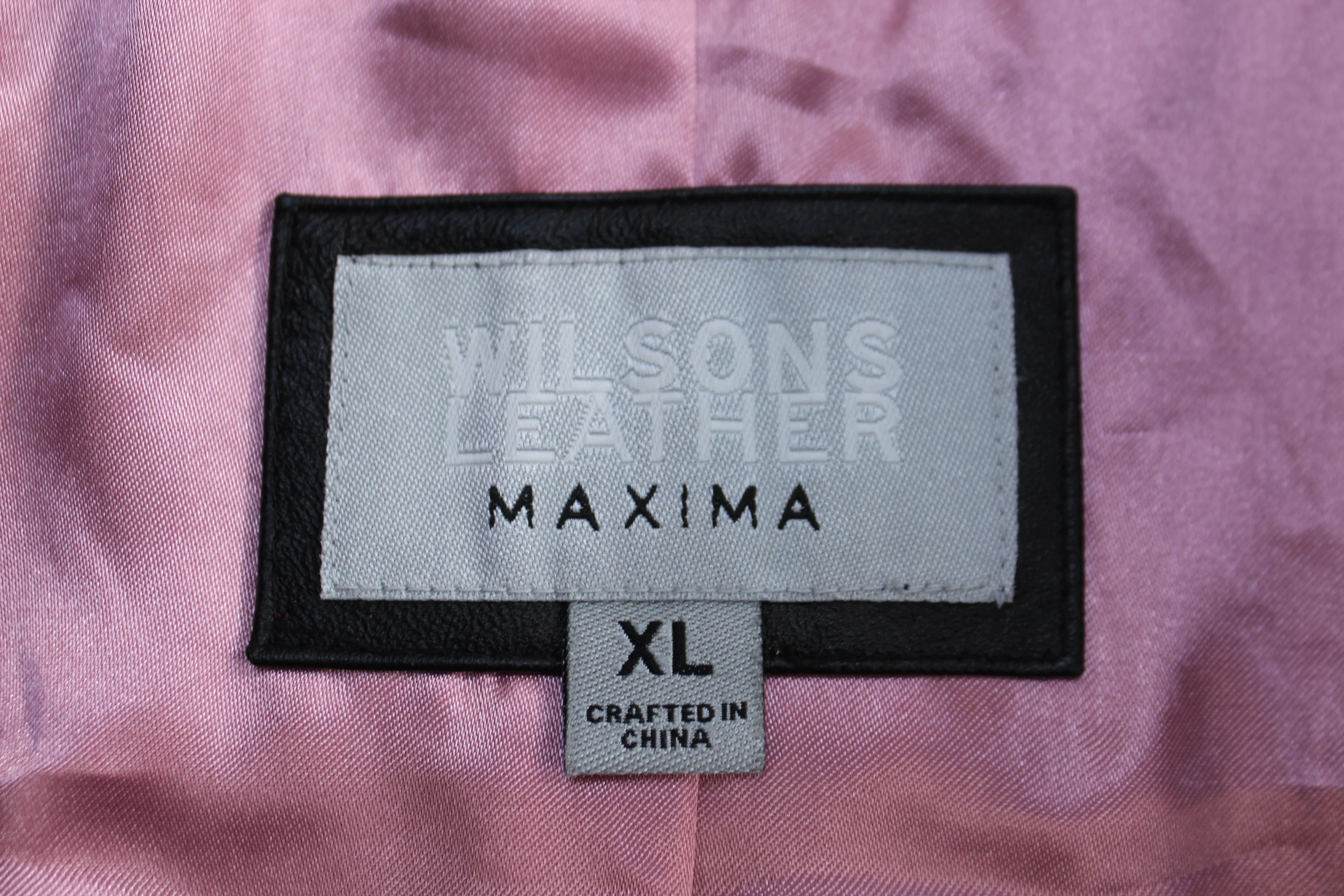 Women's Wilsons Leather Black Leather Jacket - Image 3