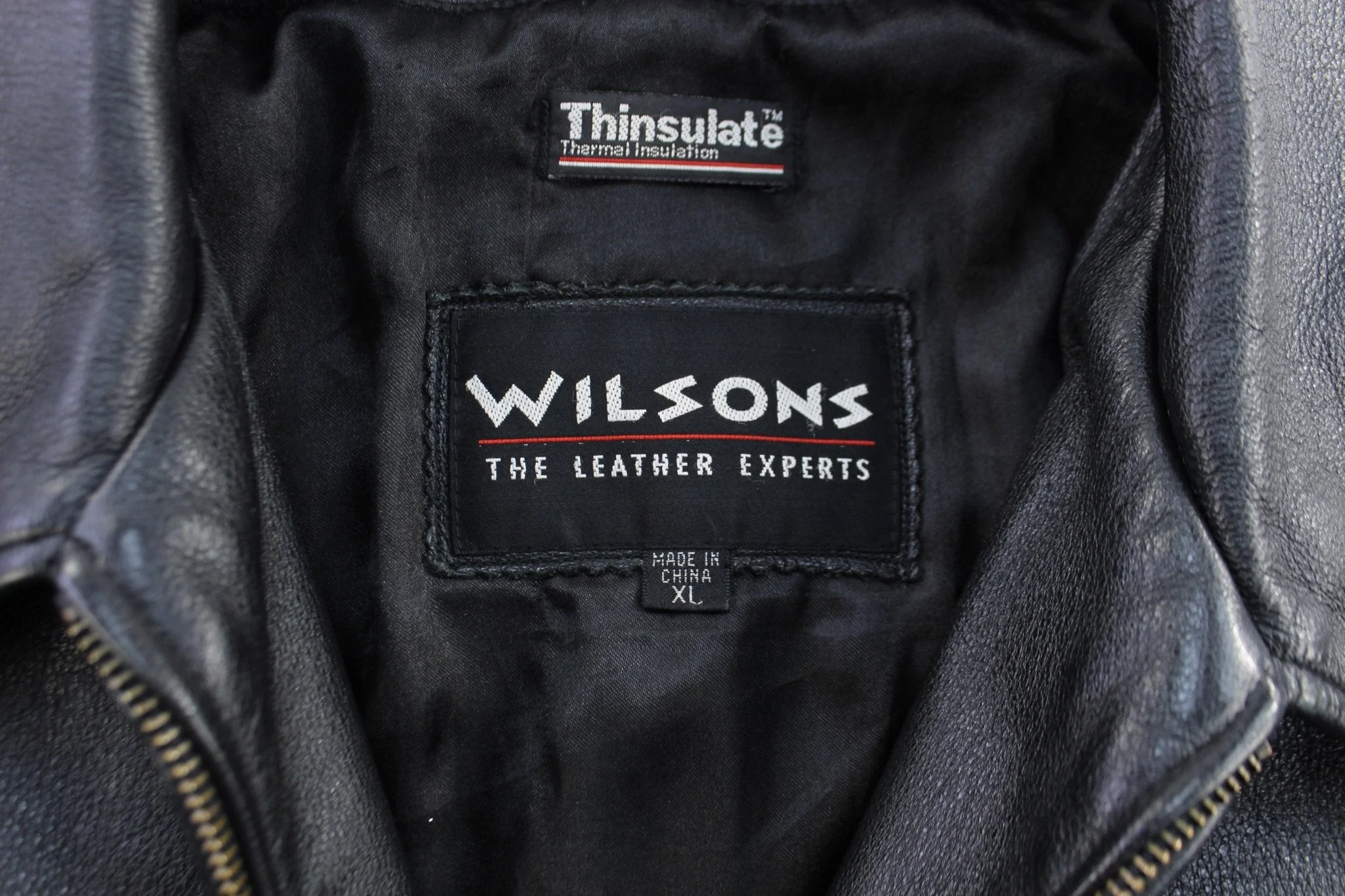 Women's Wilson's The Leather Experts Black Zip Up Jacket - Image 4