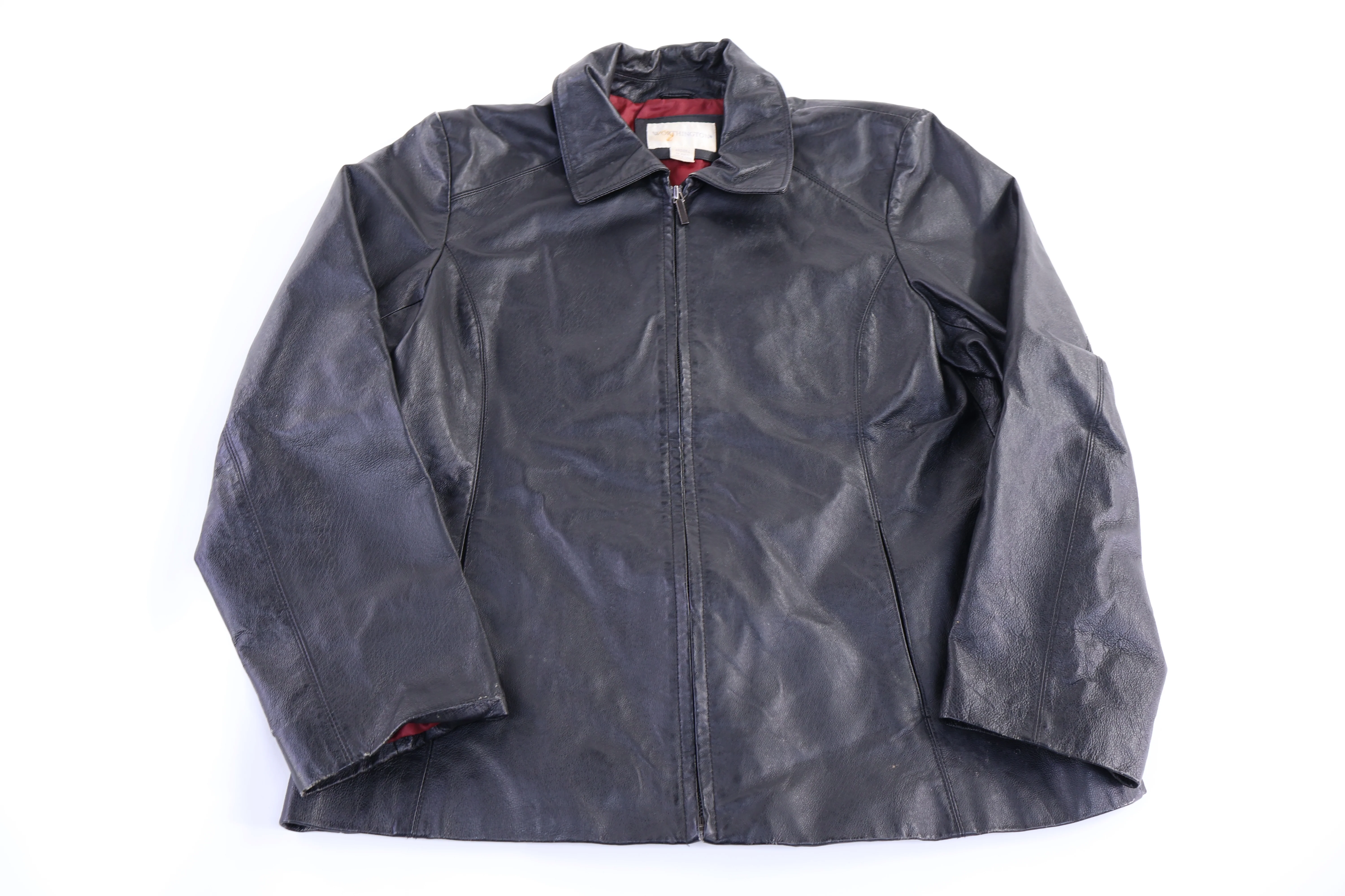 Women's Worthington Black Leather Jacket