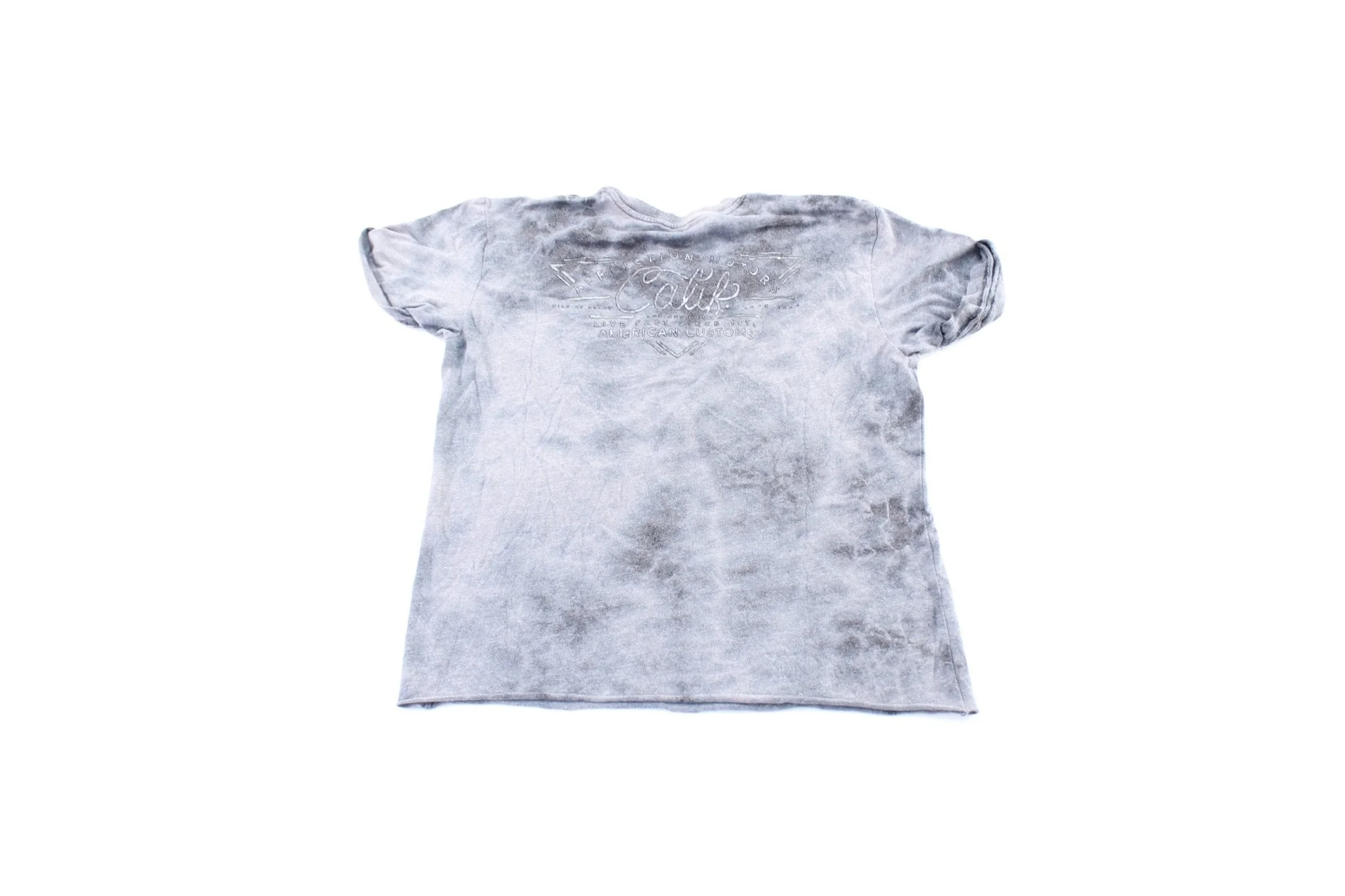 Women's Y2K Affliction Acid Wash T-Shirt - Image 2