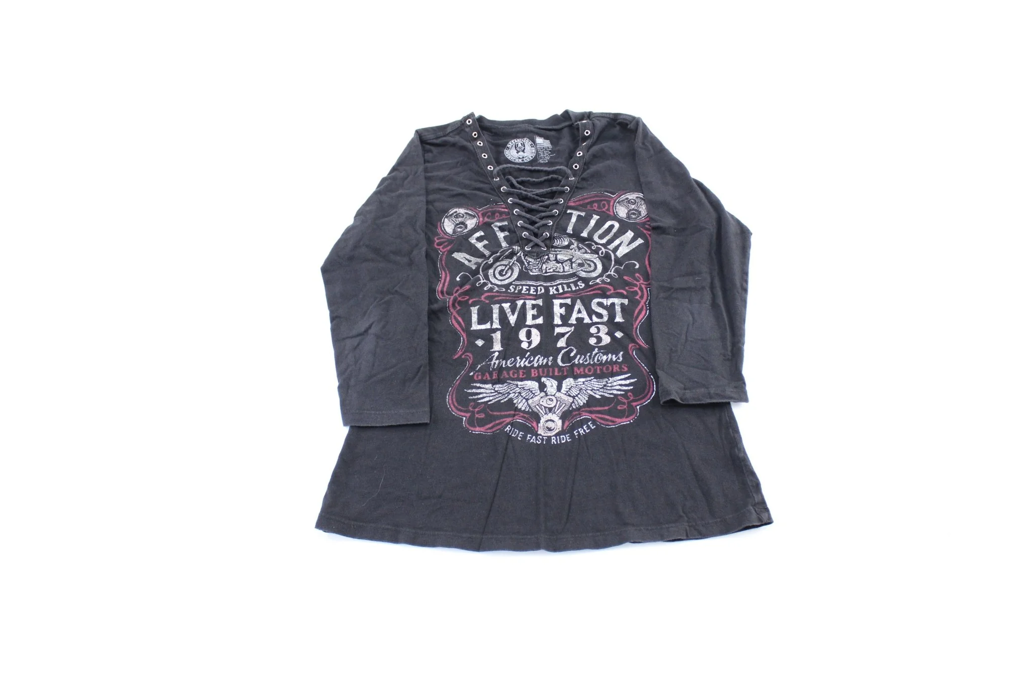 Women's Y2K Affliction Live Fast T-Shirt