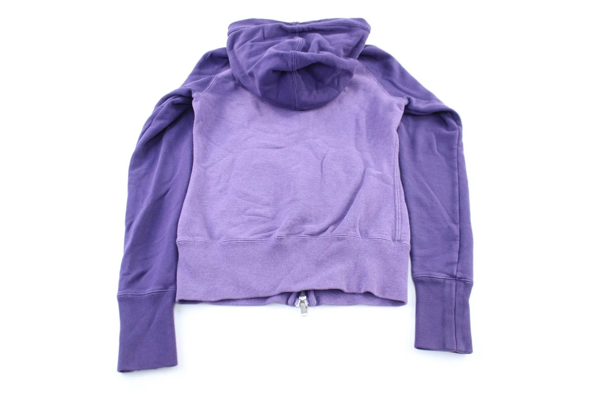 Women's Y2K Nike Embroidered Logo Purple Zip Up Jacket - Image 2