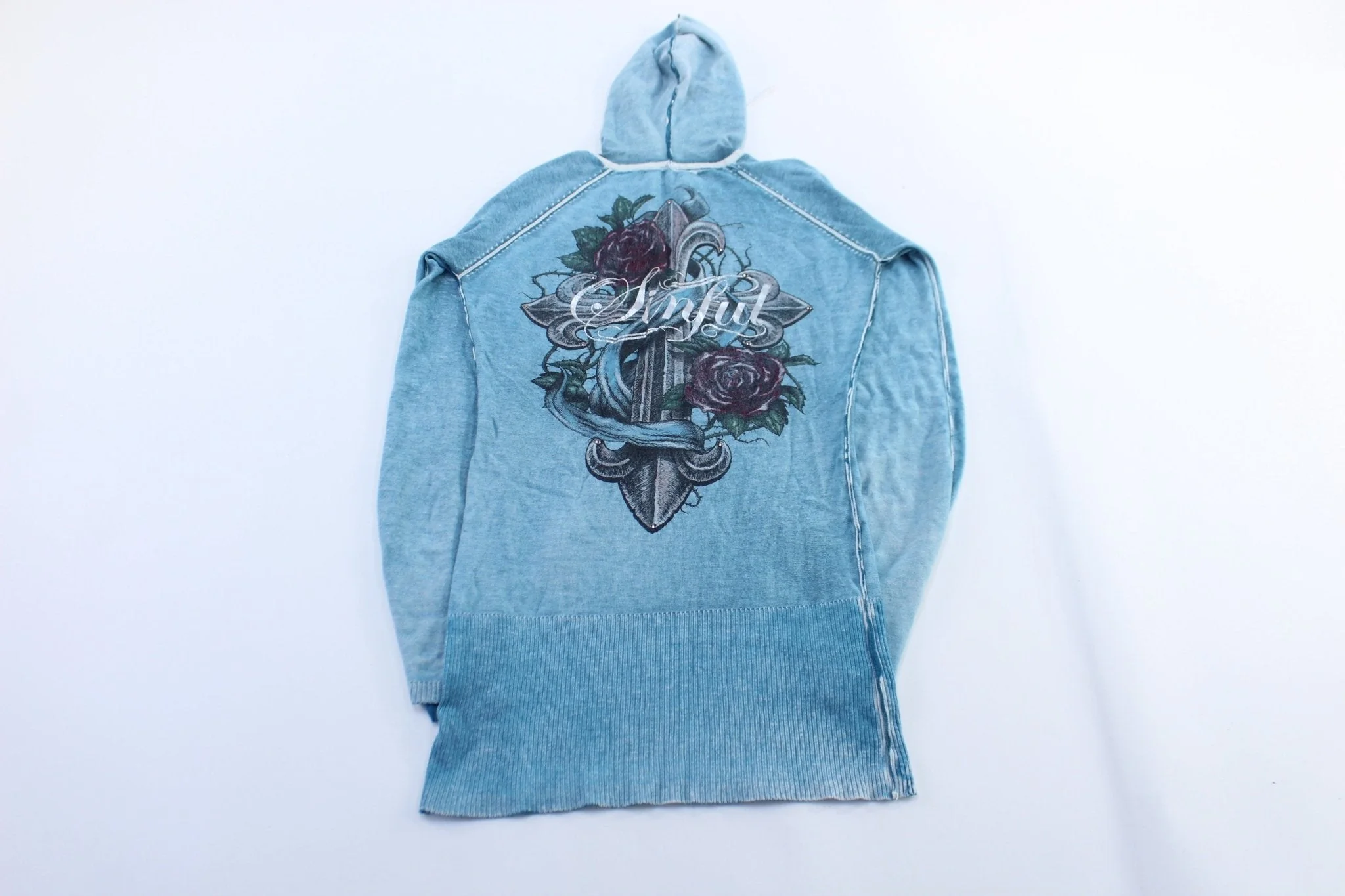 Women's Y2K Sinful Graphic Pullover Hoodie - Image 2