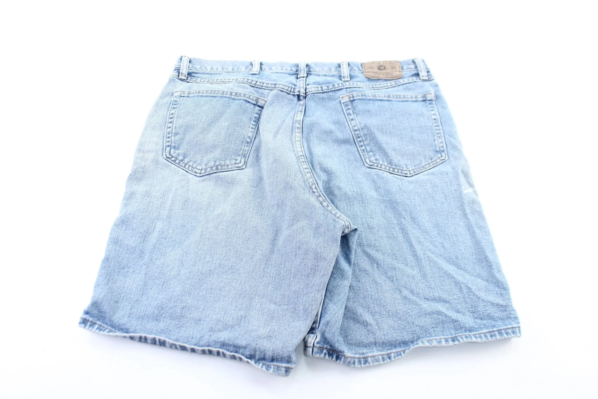 Wrangler Light Wash Denim Shorts - Image 2