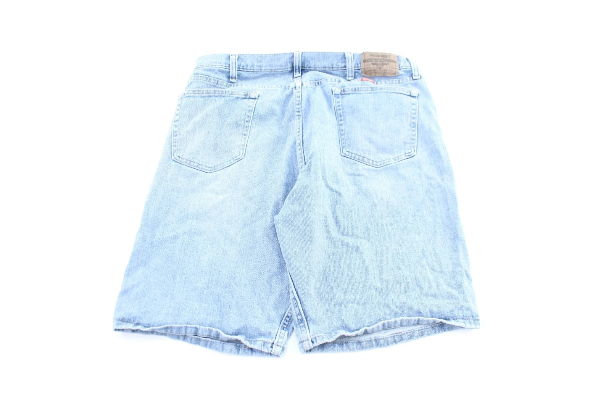 Wrangler Light Wash Denim Shorts - Image 2
