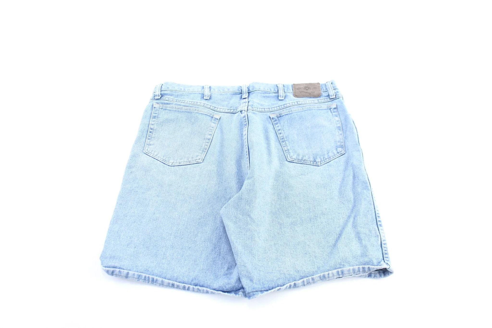 Wrangler Light Wash Denim Shorts - Image 2