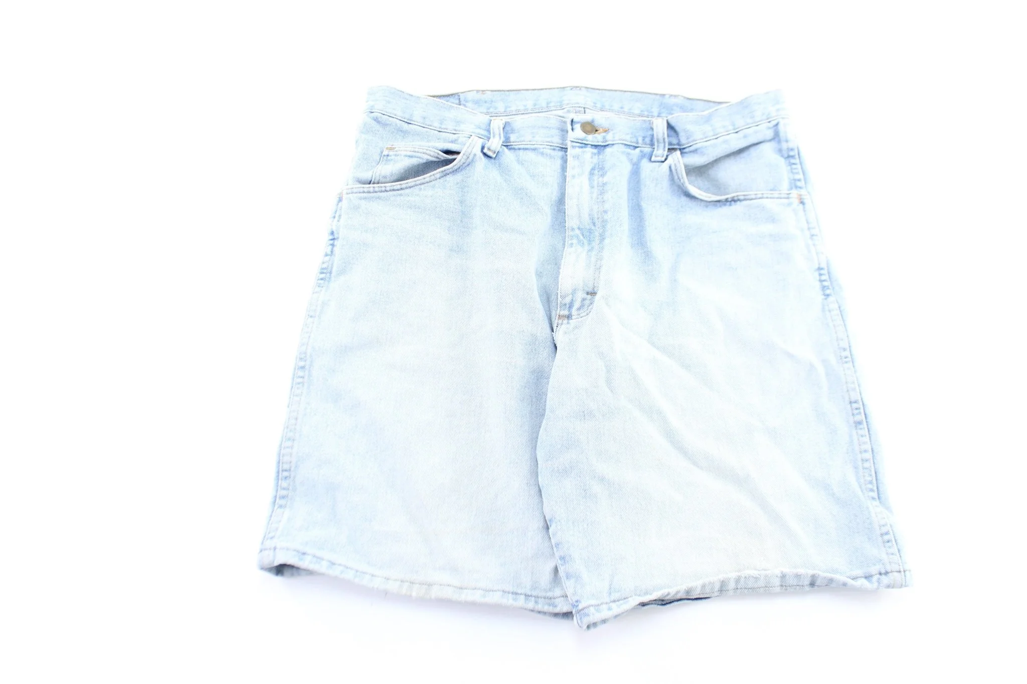 Wrangler Light Wash Denim Shorts