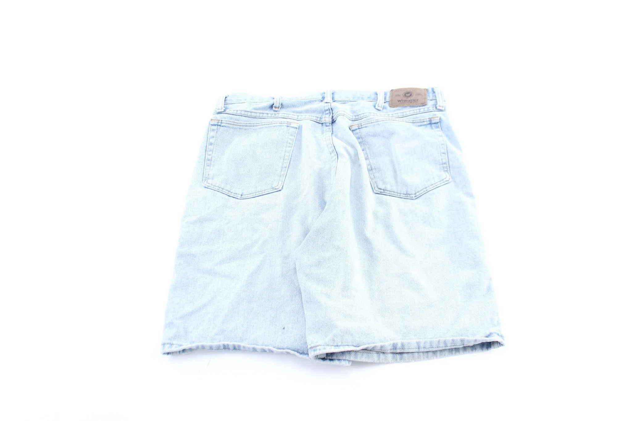 Wrangler Light Wash Denim Shorts - Image 2
