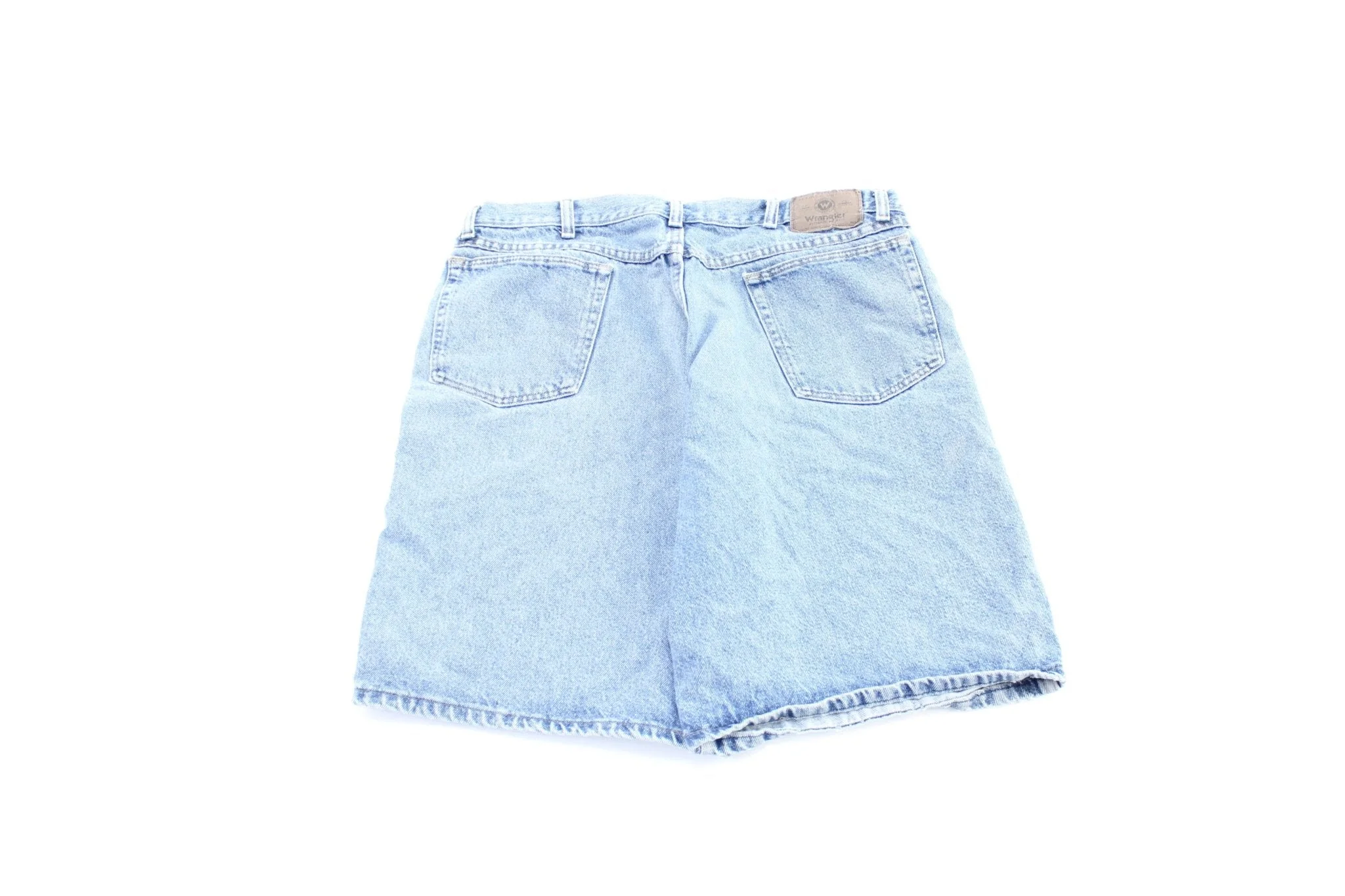 Wrangler Light Wash Denim Shorts - Image 2