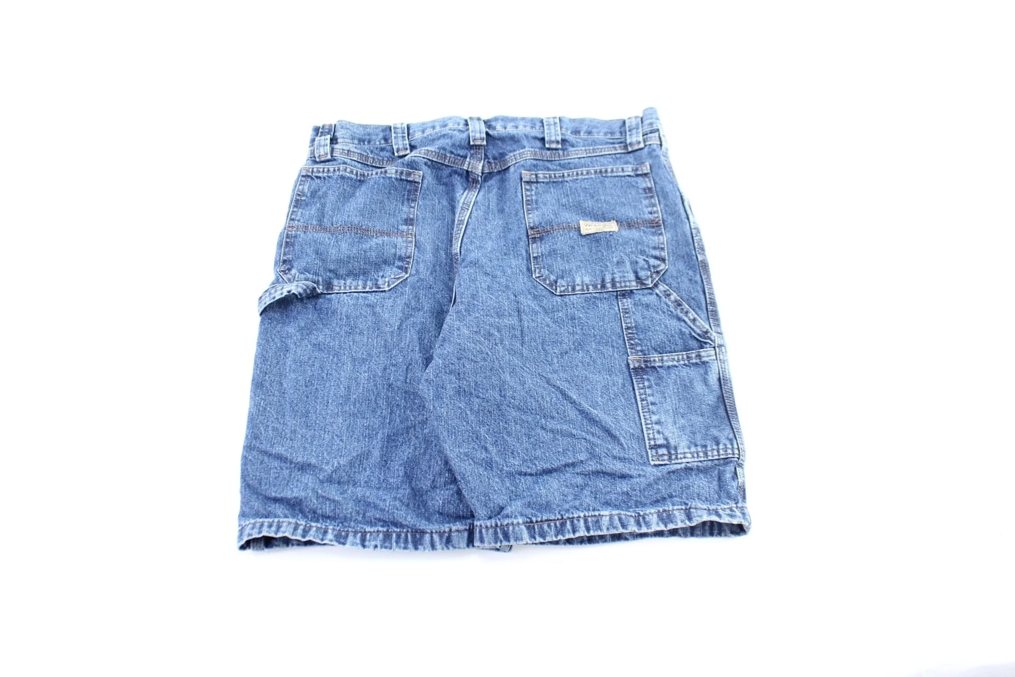 Wrangler Logo Patch Denim Carpenter Shorts - Image 2