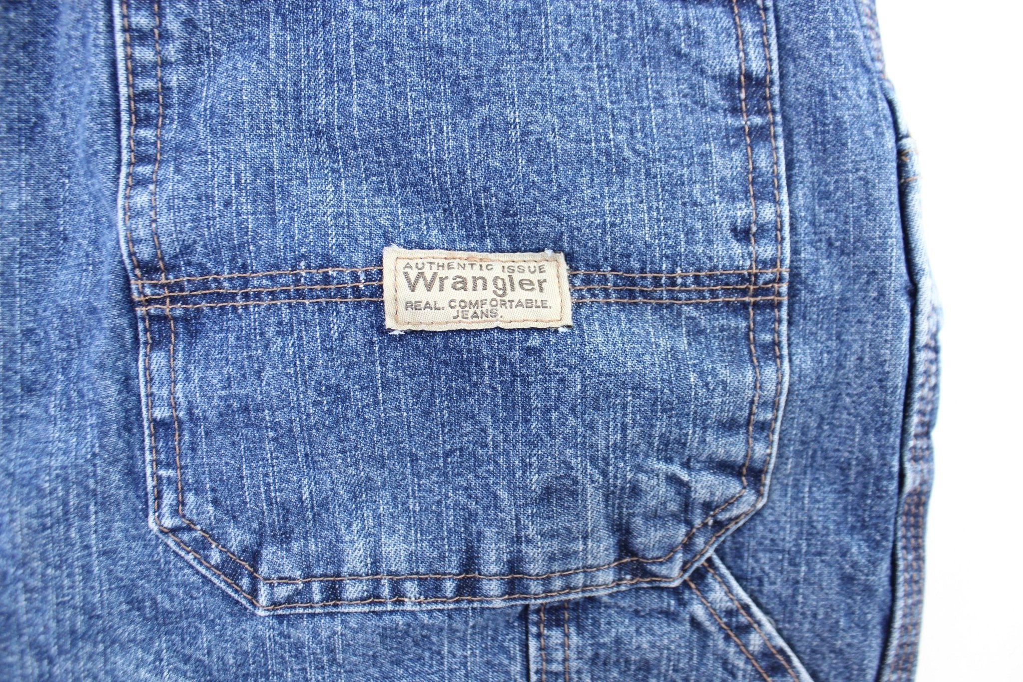 Wrangler Logo Patch Denim Carpenter Shorts - Image 4