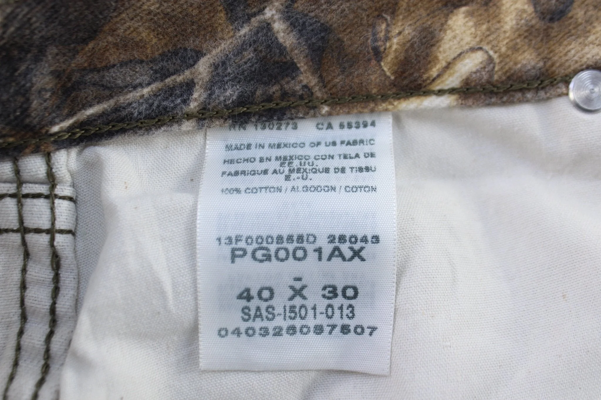 Wrangler Pro Gear Camo Denim Pants - Image 4