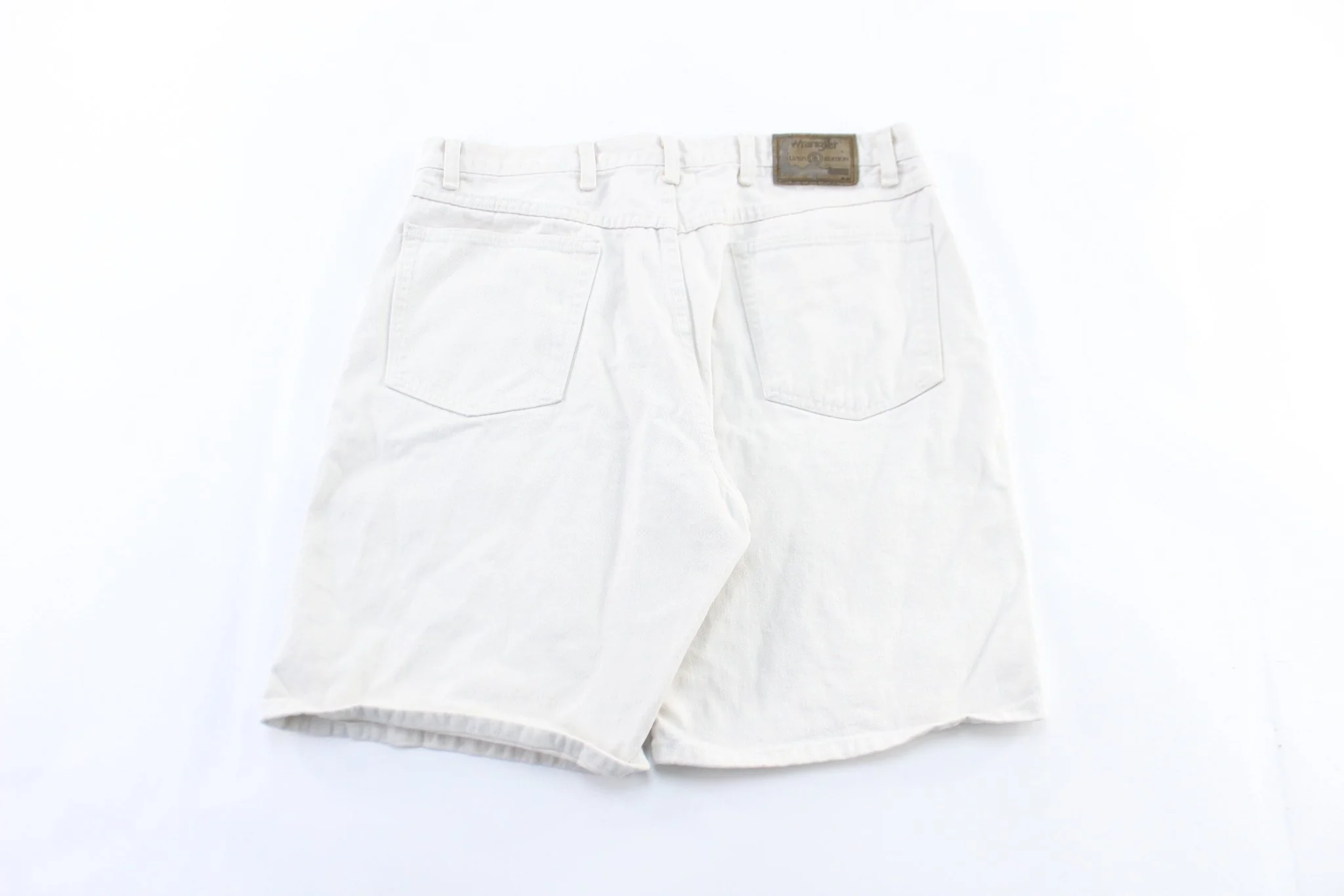 Wrangler White Denim Shorts