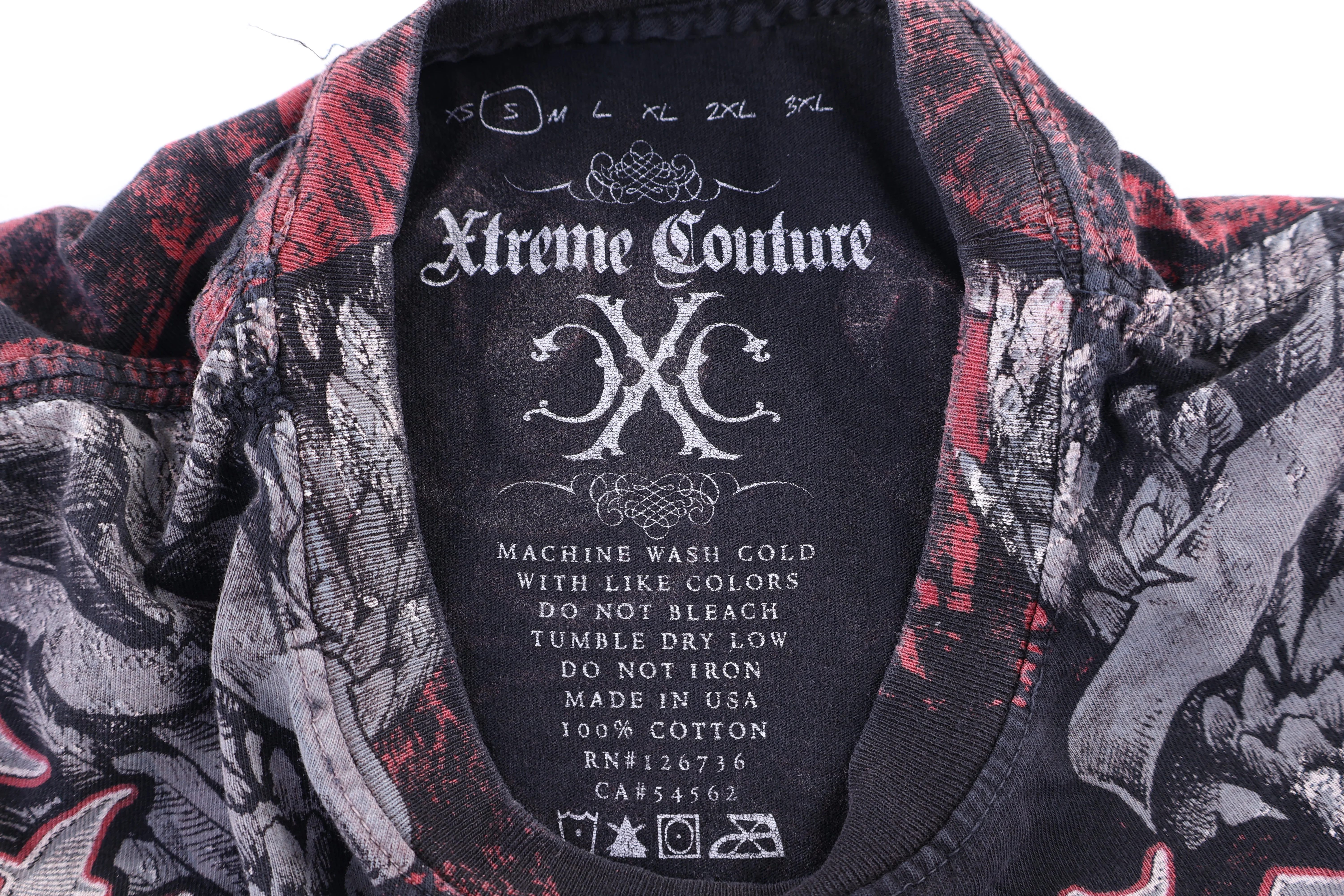 Xtreme Couture Grunge Graphic T-shirt - Image 3