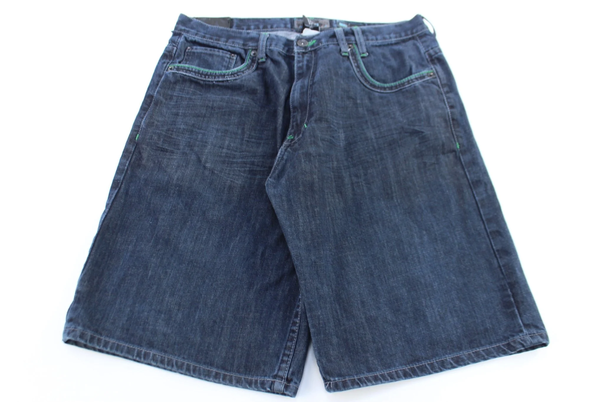 Y2K AKDMKS Dark Wash Denim Shorts