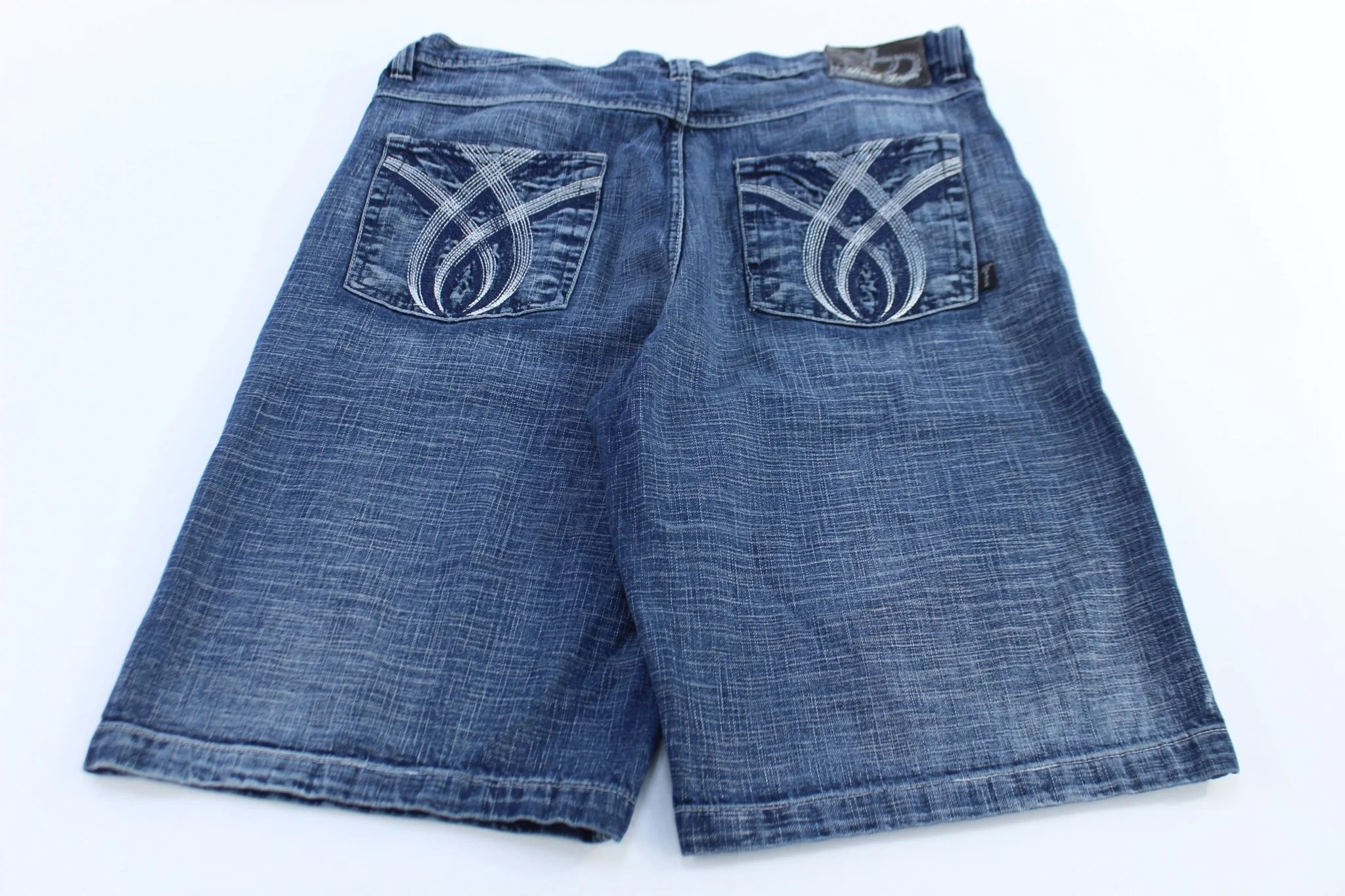 Y2K Brock Jeans Embroidered Denim Shorts