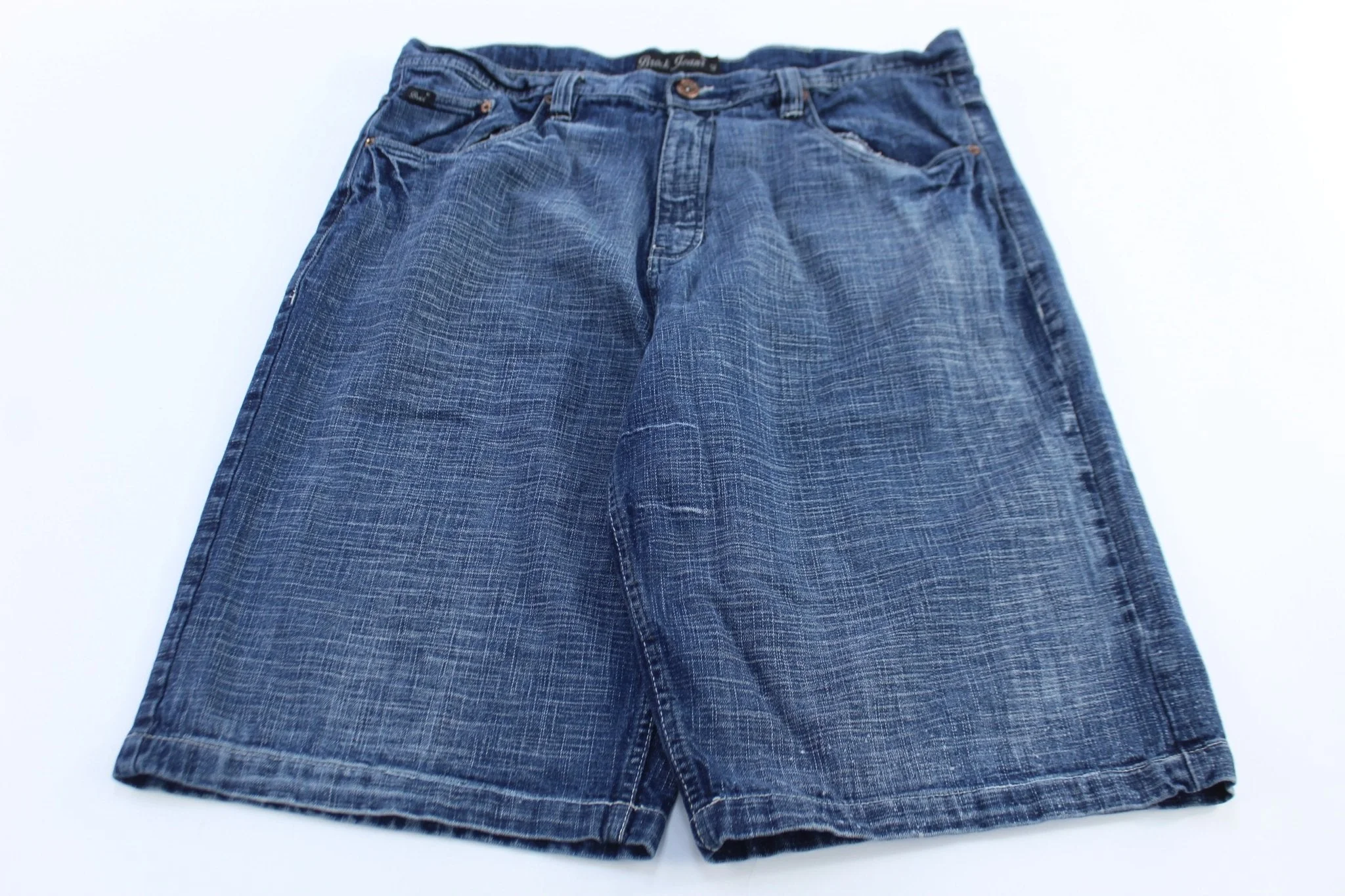 Y2K Brock Jeans Embroidered Denim Shorts - Image 2