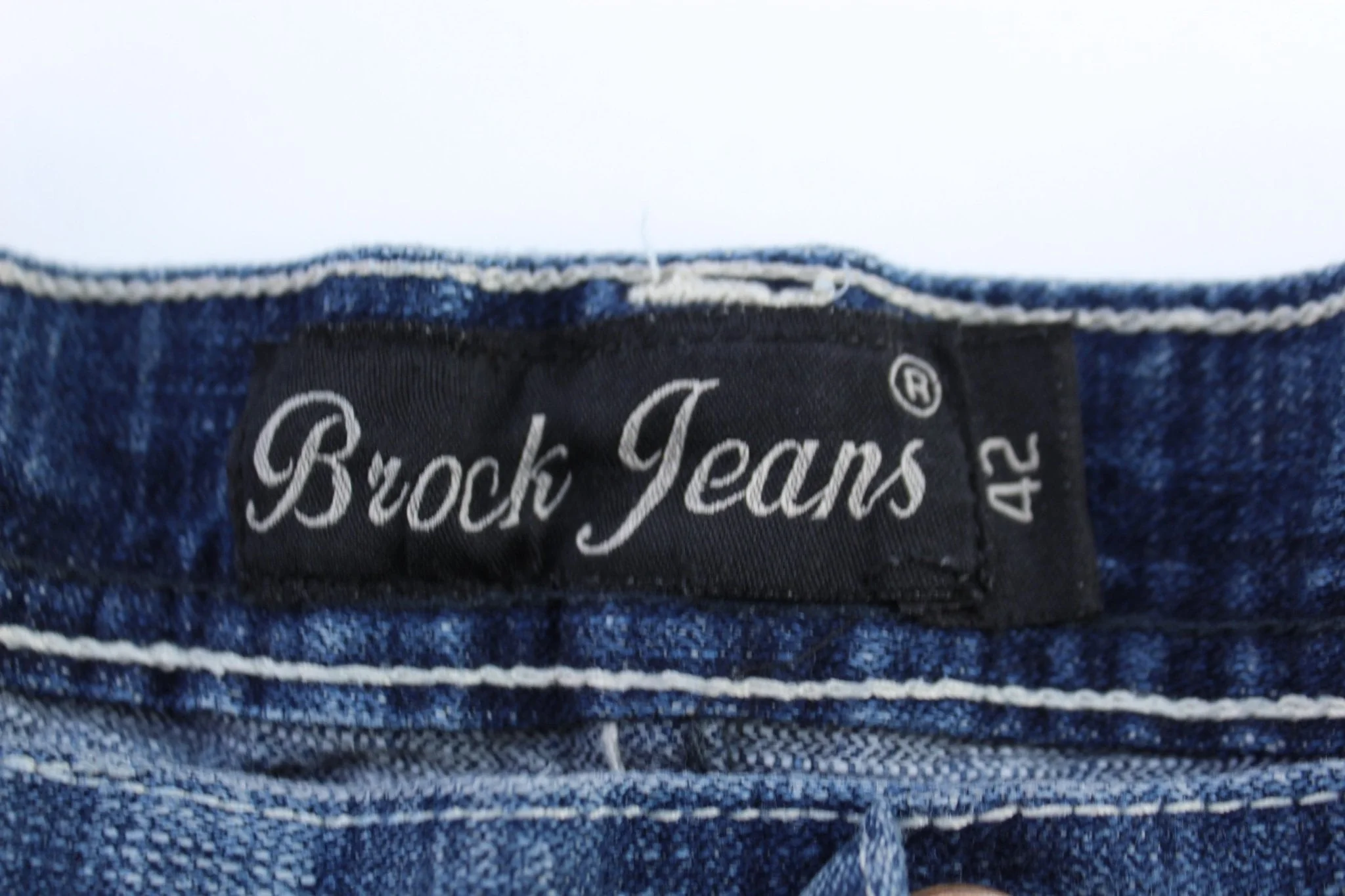 Y2K Brock Jeans Embroidered Denim Shorts - Image 4