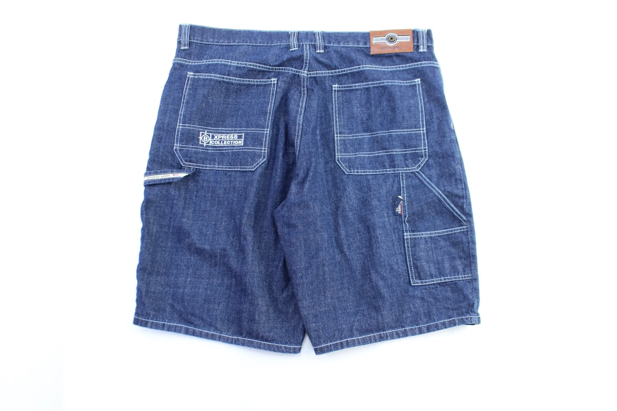 Y2K Brooklyn Xpress Denim Carpenter Shorts - Image 2