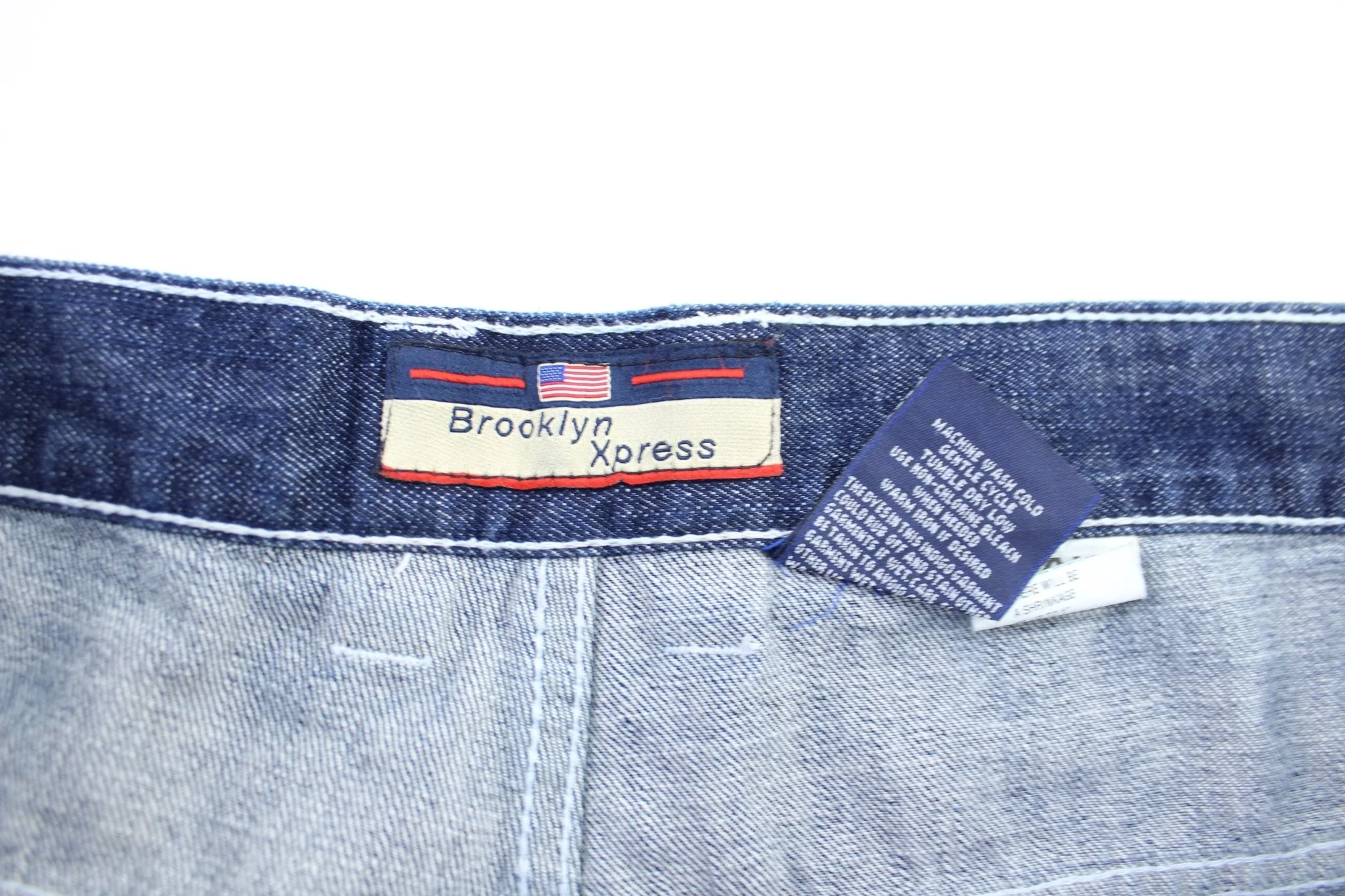 Y2K Brooklyn Xpress Denim Carpenter Shorts - Image 3