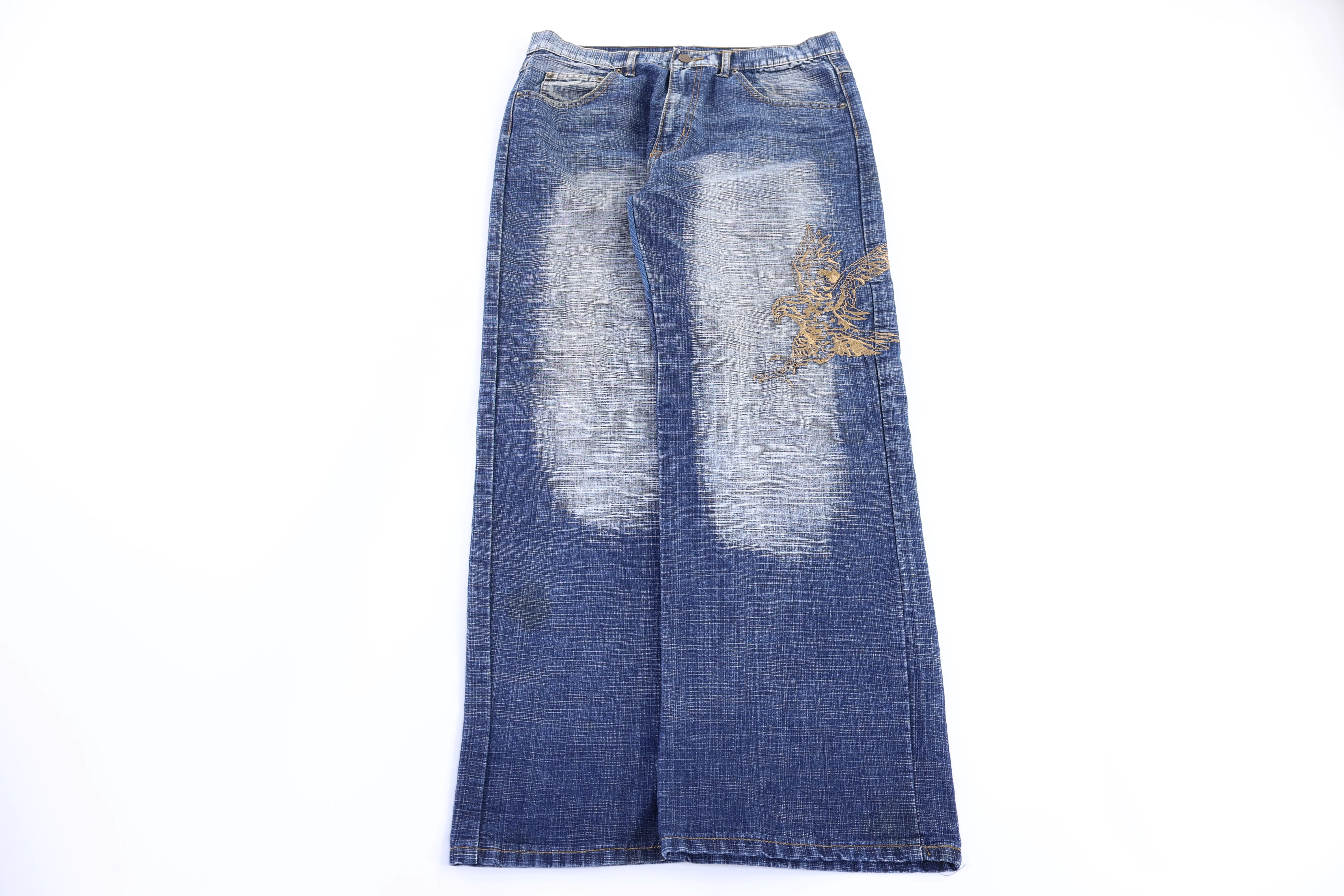 Y2K Circuit Dark Wash Denim Jeans