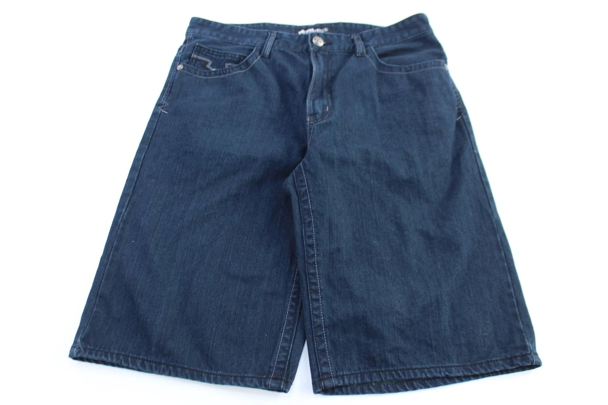 Y2K Ecko Unltd. Dark Wash Denim Shorts - Image 2