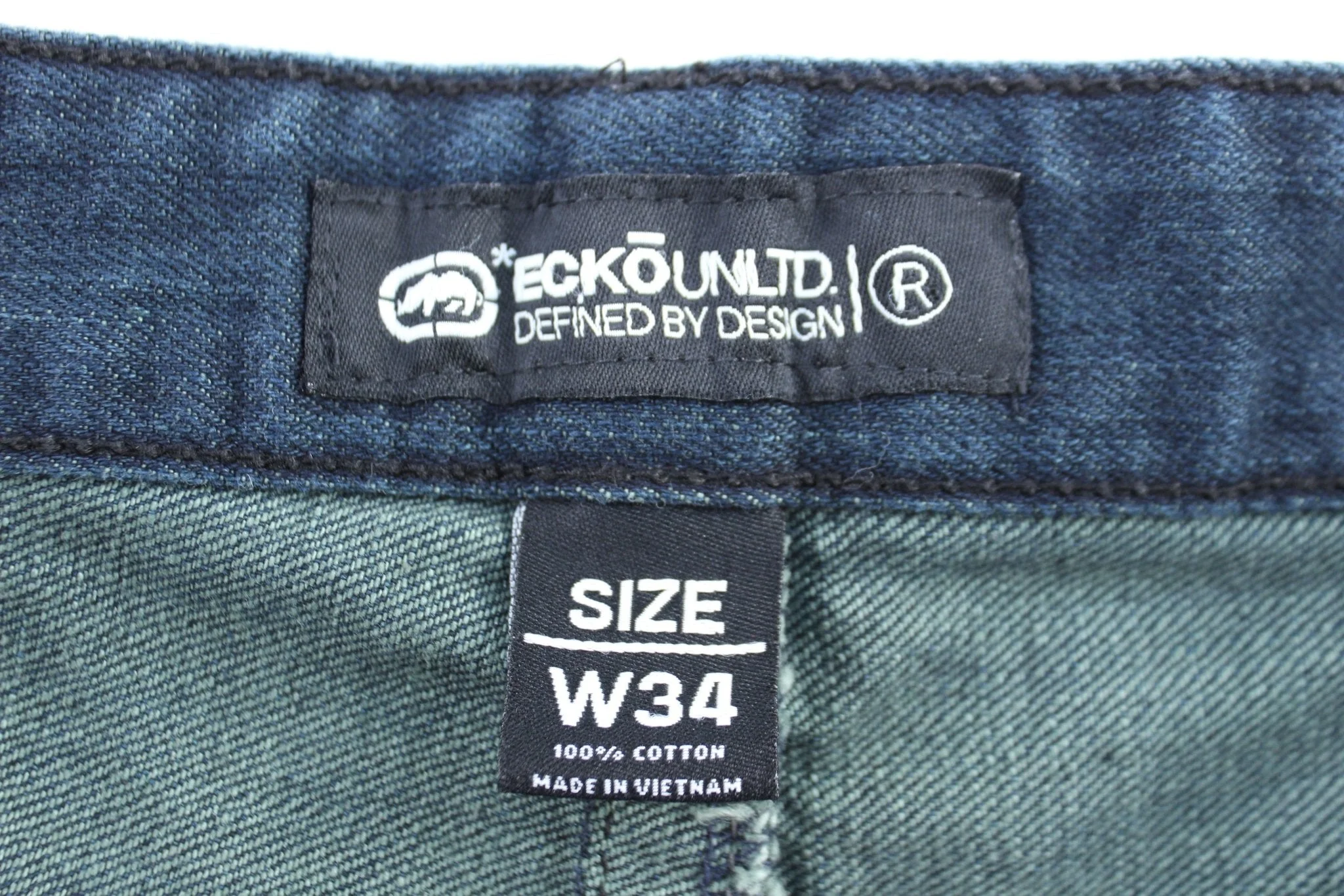 Y2K Ecko Unltd. Dark Wash Denim Shorts - Image 4