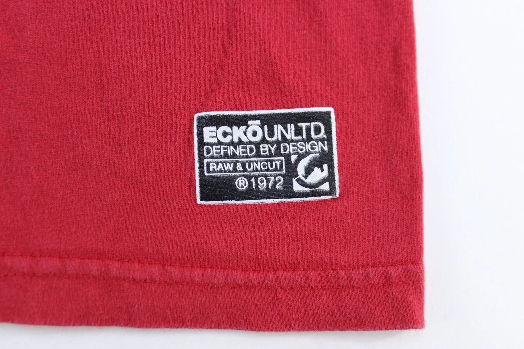 Y2K Ecko Unltd Logo. Red T-Shirt - Image 3