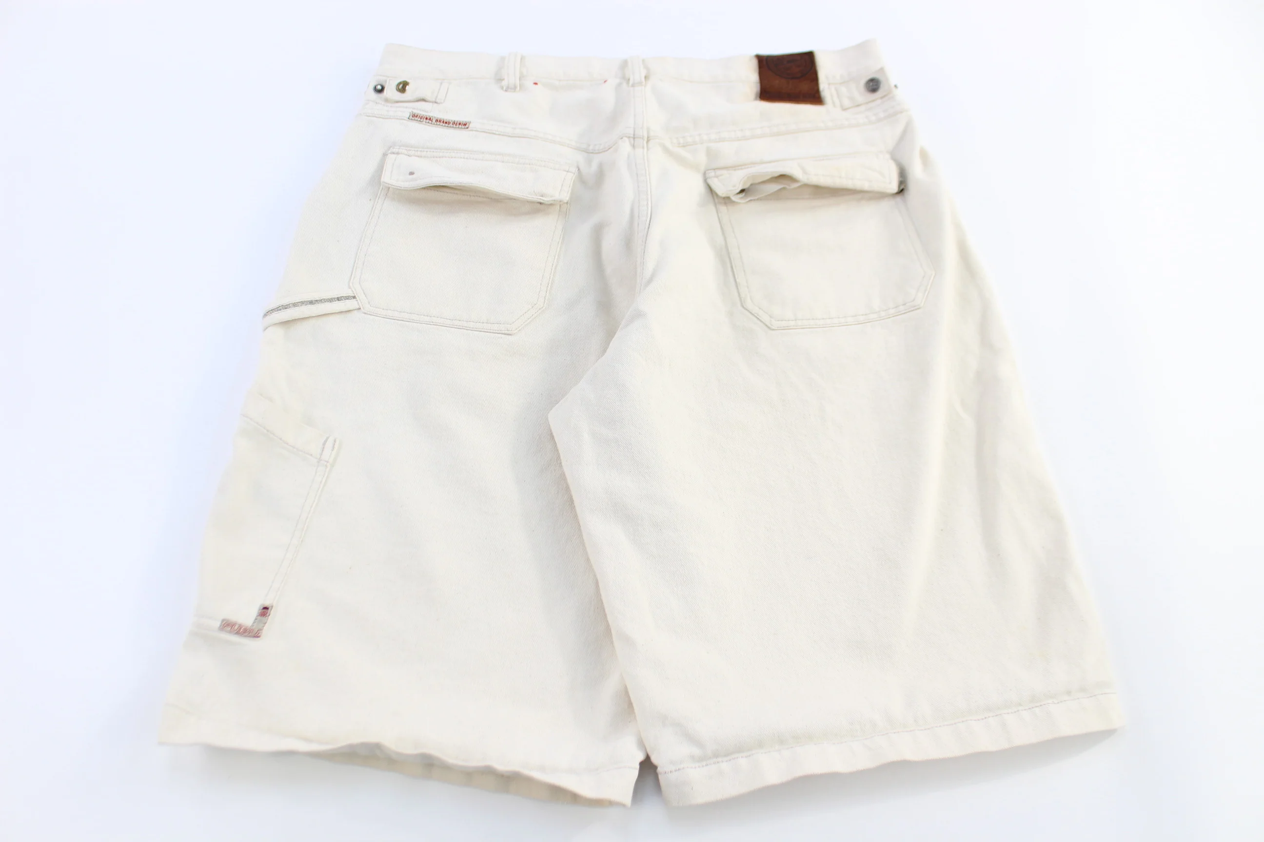 Y2K Fubu Cream Baggy shorts