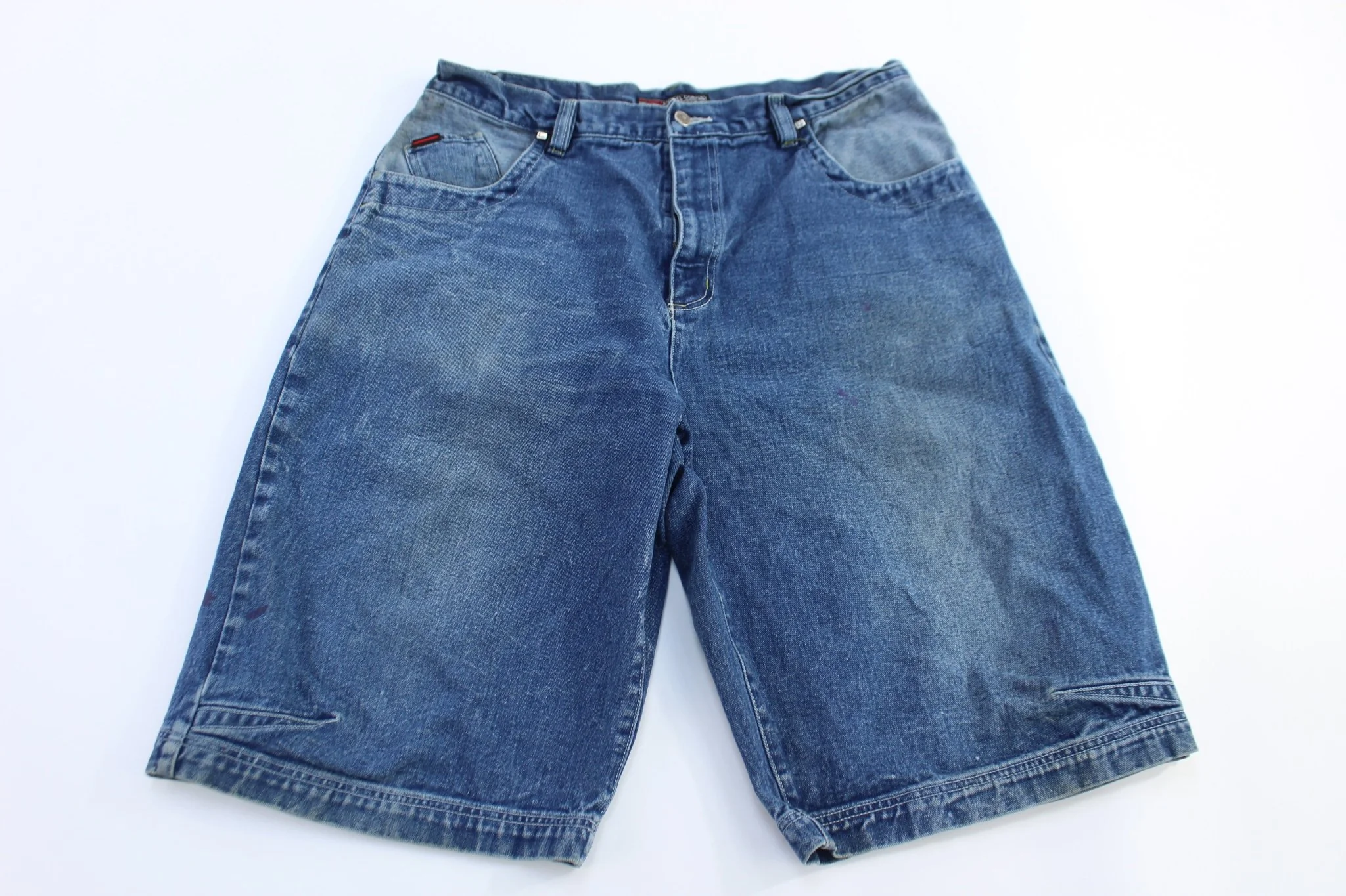 Y2K Fubu Dark Wash Denim Shorts