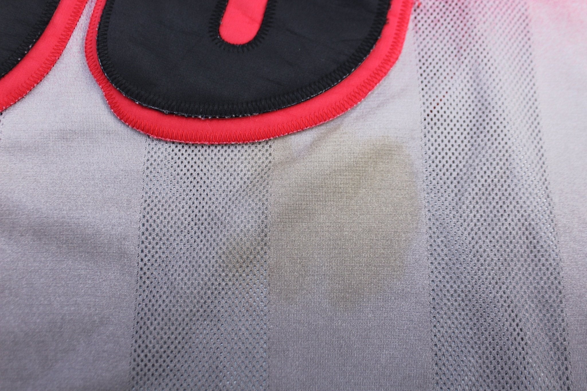 Y2K FUBU Red & Black #69 Embroidered Football Jersey - Image 2