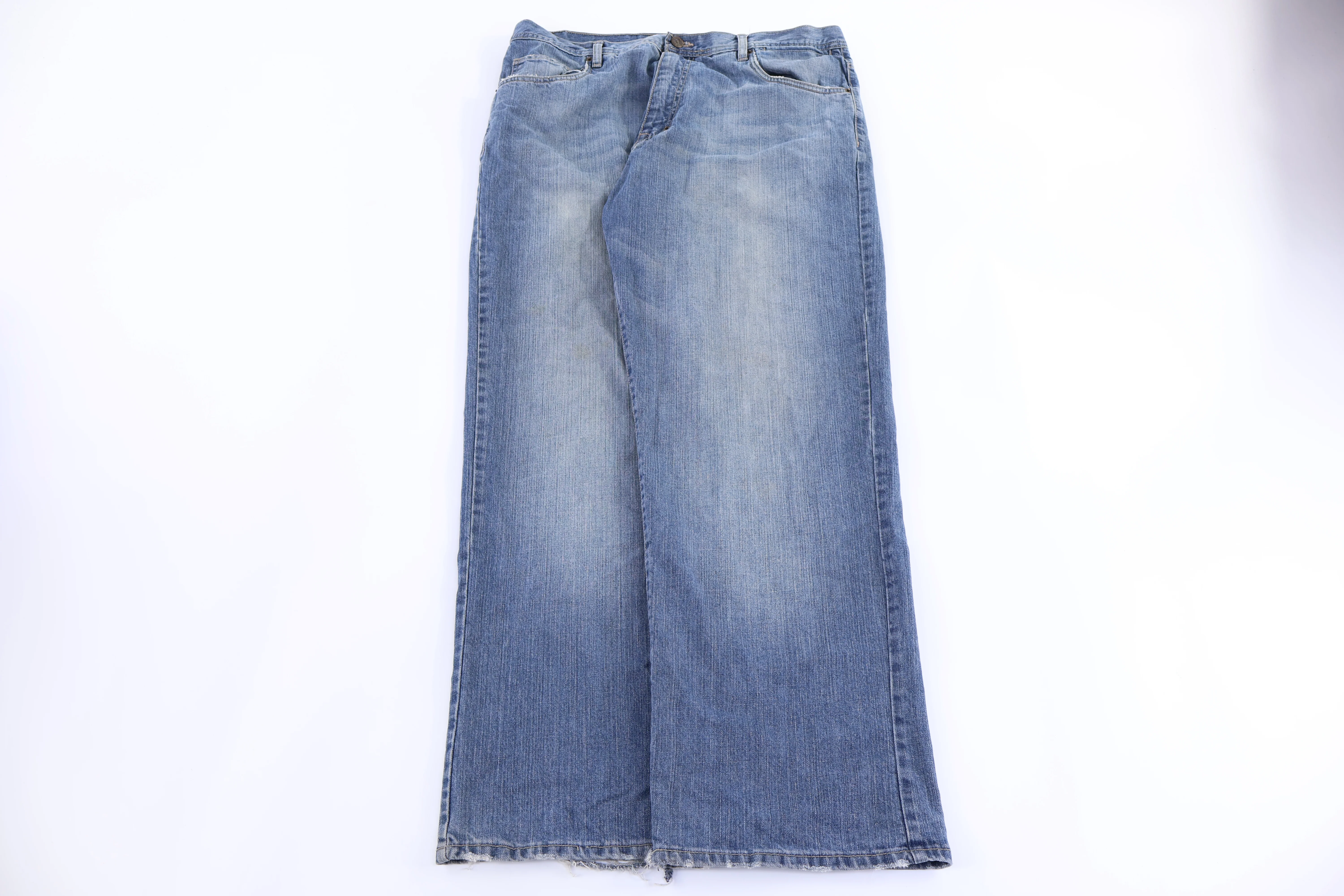 Y2K G Unit Medium Wash Denim Jeans