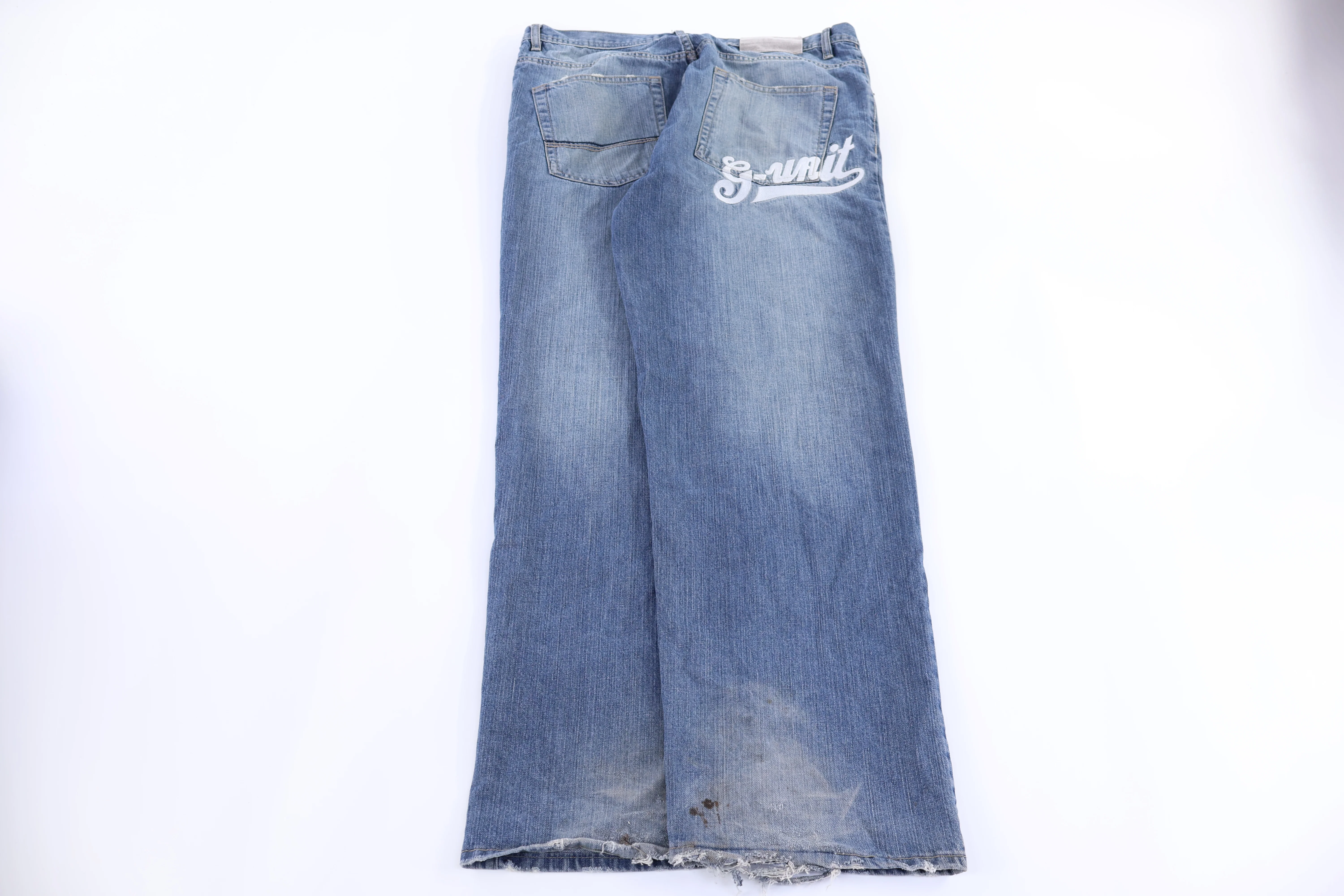 Y2K G Unit Medium Wash Denim Jeans - Image 2