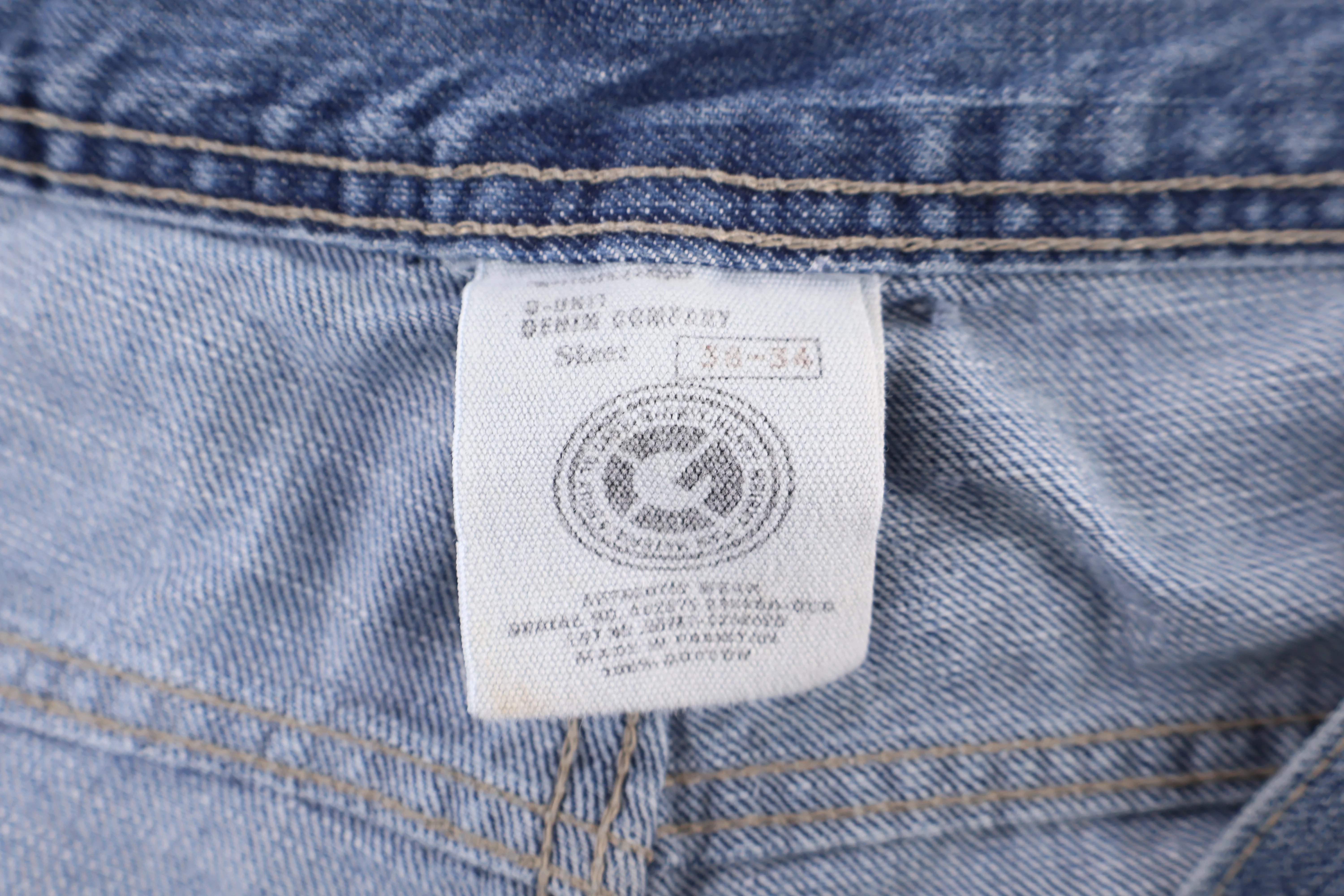 Y2K G Unit Medium Wash Denim Jeans - Image 5