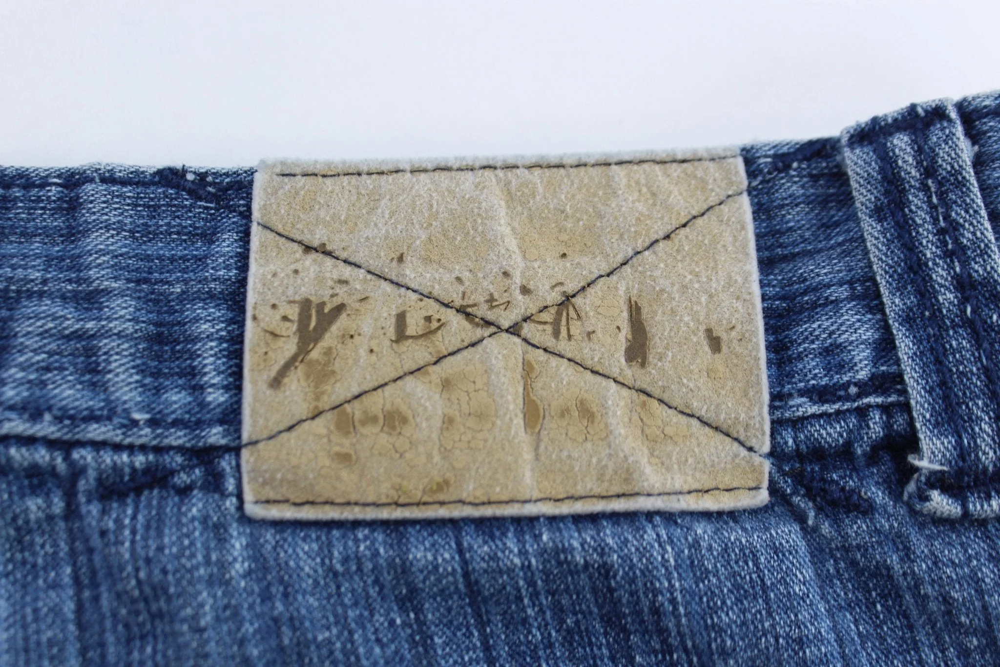 Y2K Godbody Medium Wash Denim Shorts - Image 3