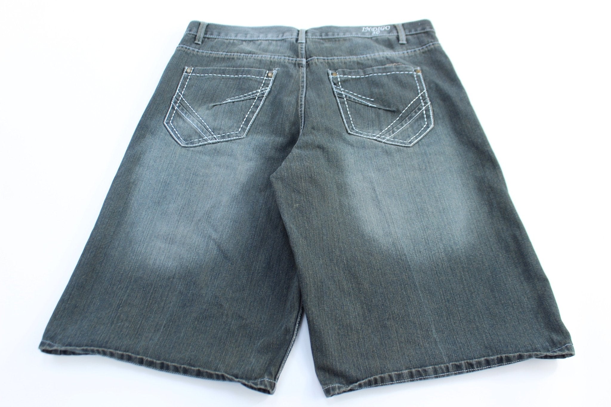 Y2K Indigo 30 Denim Shorts - Image 2