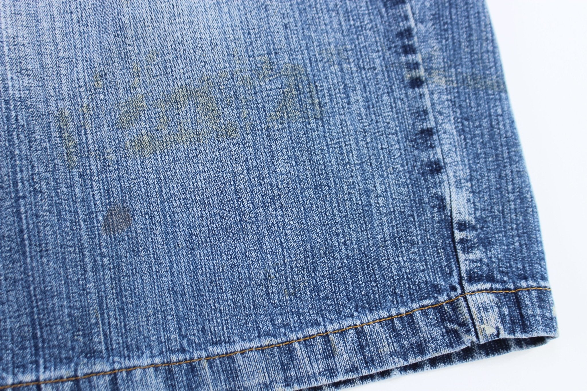 Y2K Indigo Dark Wash Denim Shorts - Image 3