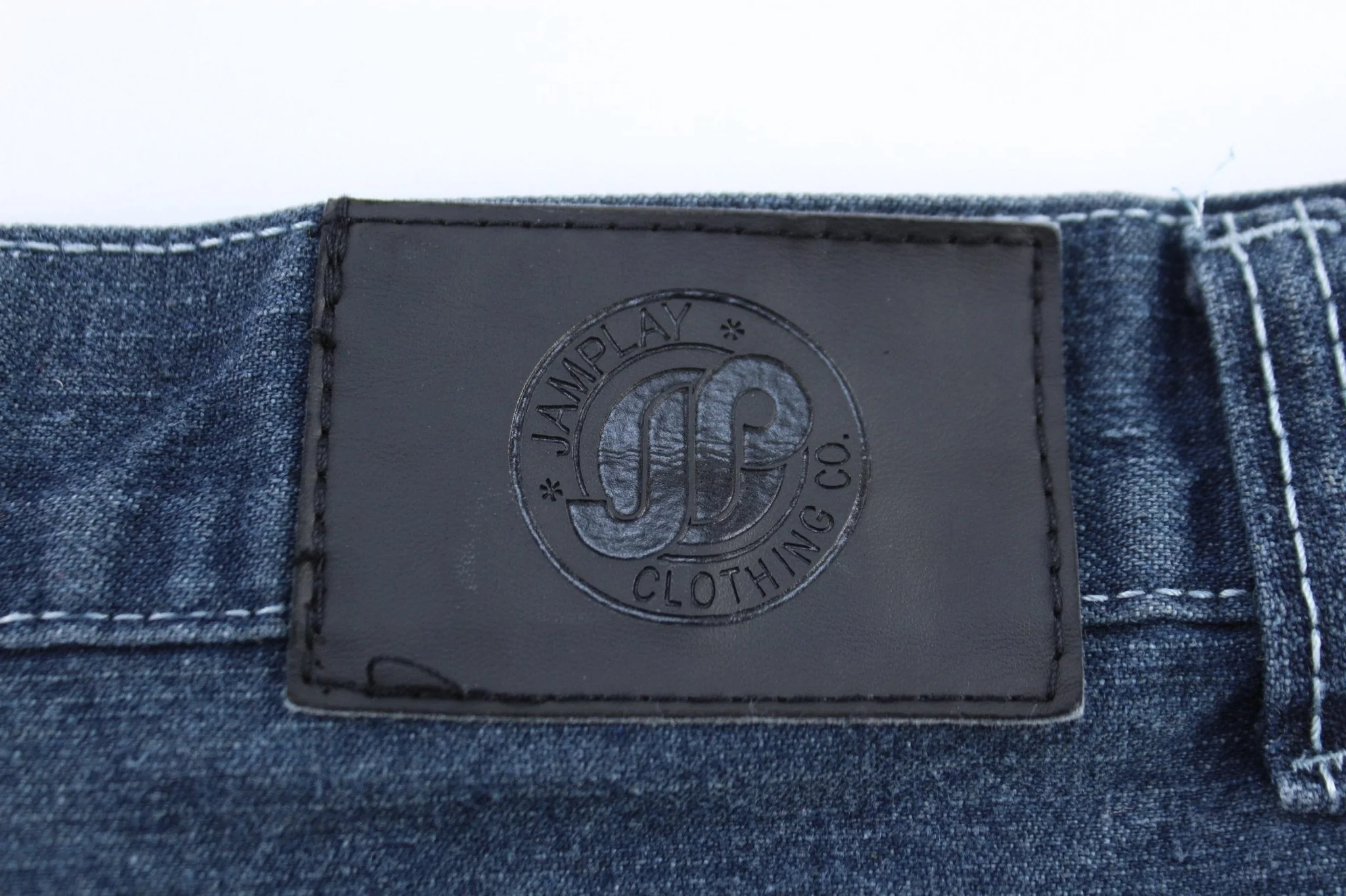 Y2K Jamplay Dark Wash Denim Shorts - Image 3