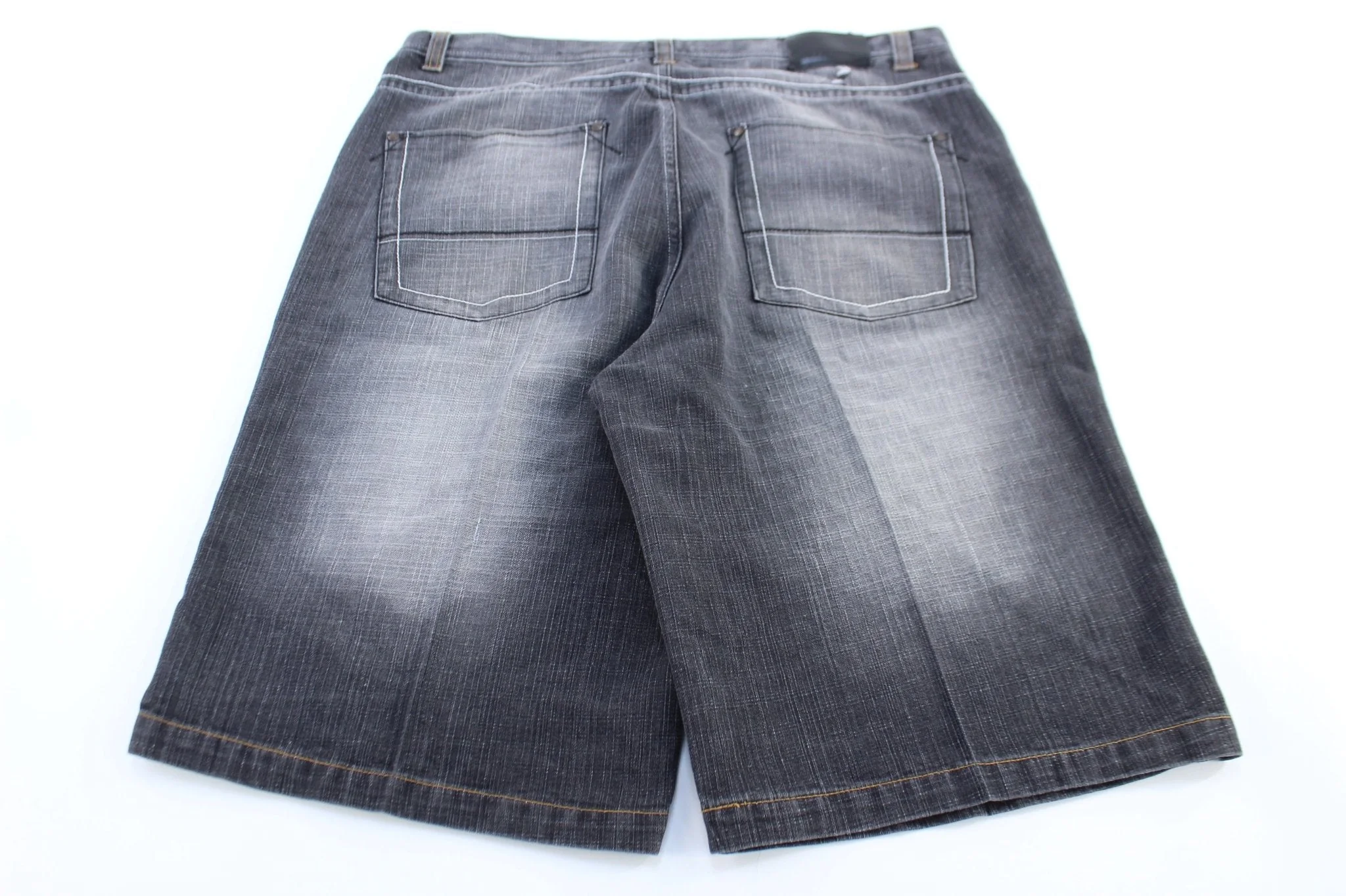 Y2K Koman Jeans Washed Grey Denim Shorts - Image 2