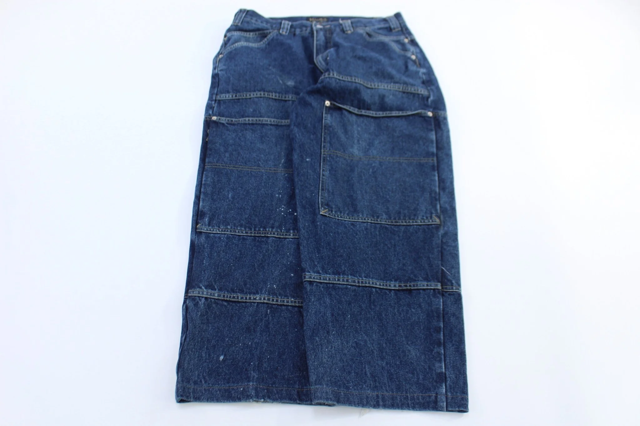Y2K Mudd Dark Wash Double Knee Jeans