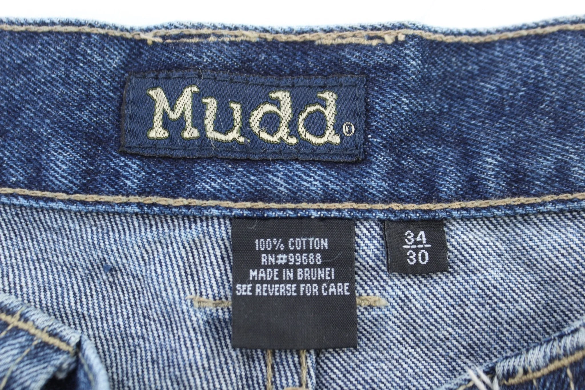 Y2K Mudd Dark Wash Double Knee Jeans - Image 4